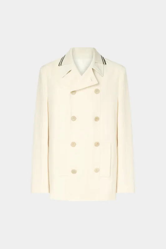 Cream Double-Breasted Coat sold by Antonio Marras