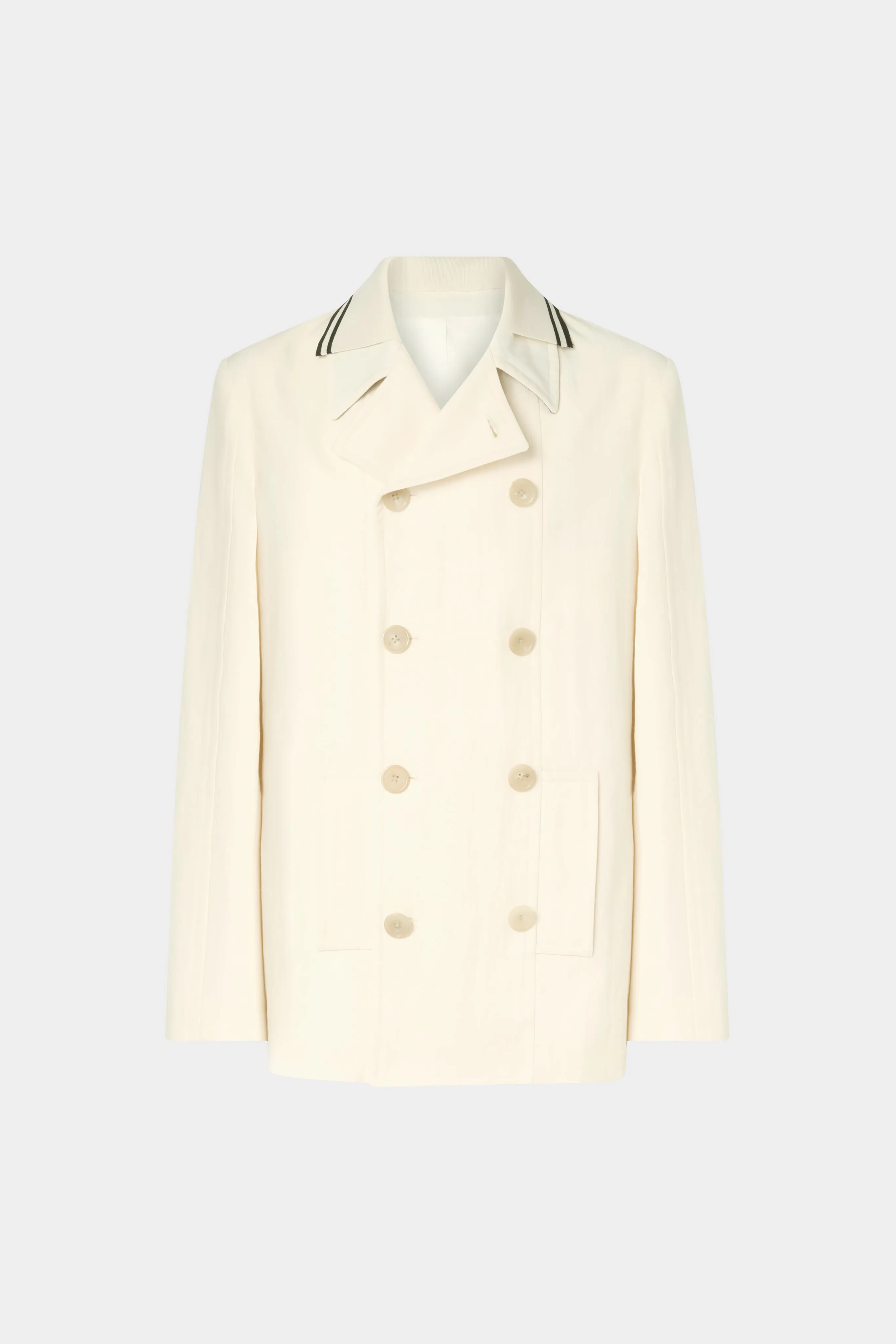 Cream Double-Breasted Coat sold by Antonio Marras