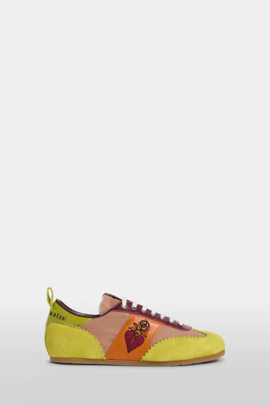 Yellow LolLove Sneakers made by Antonio Marras