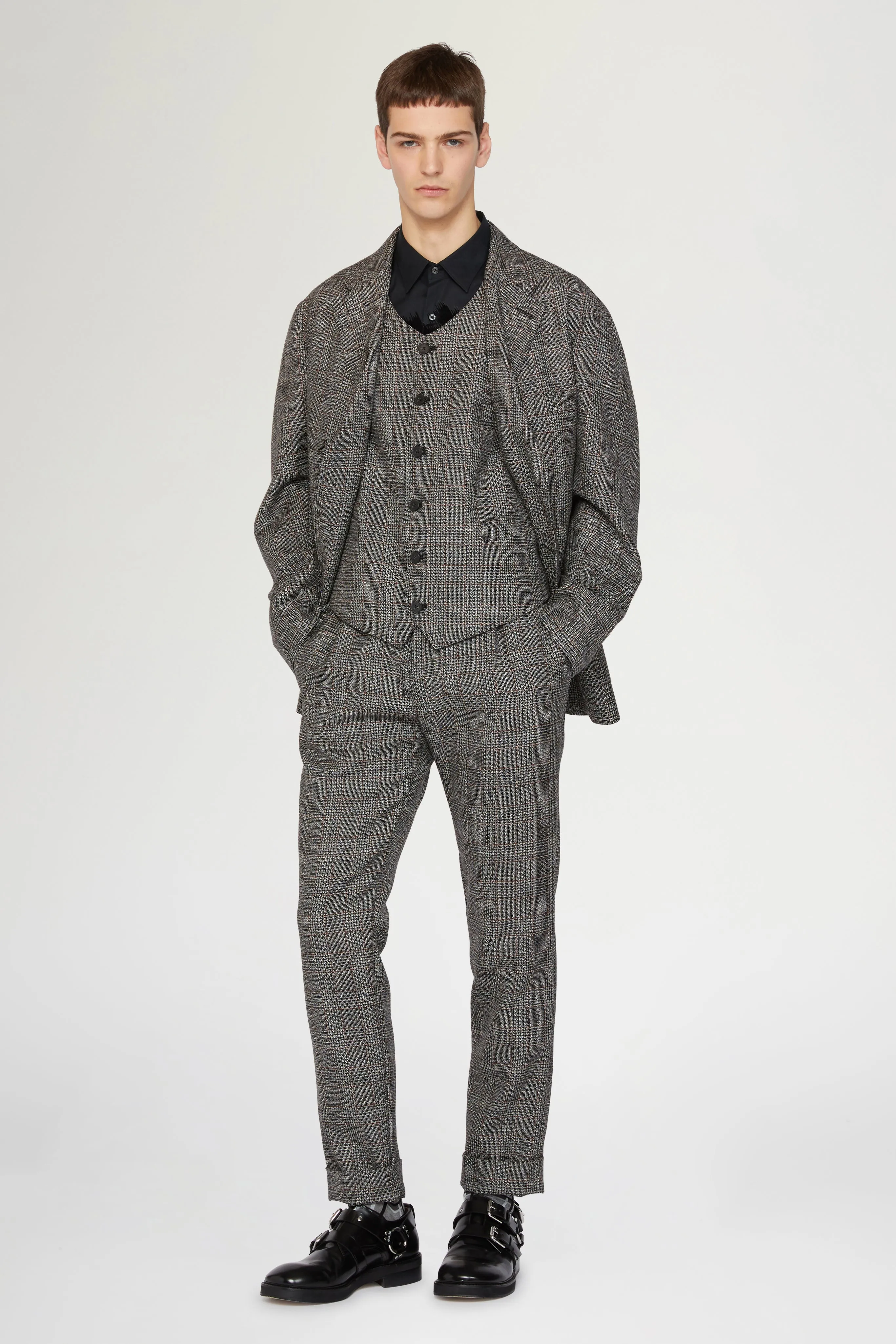 Grey Tailored Wool Vest sold by Antonio Marras product image thumbnail 2