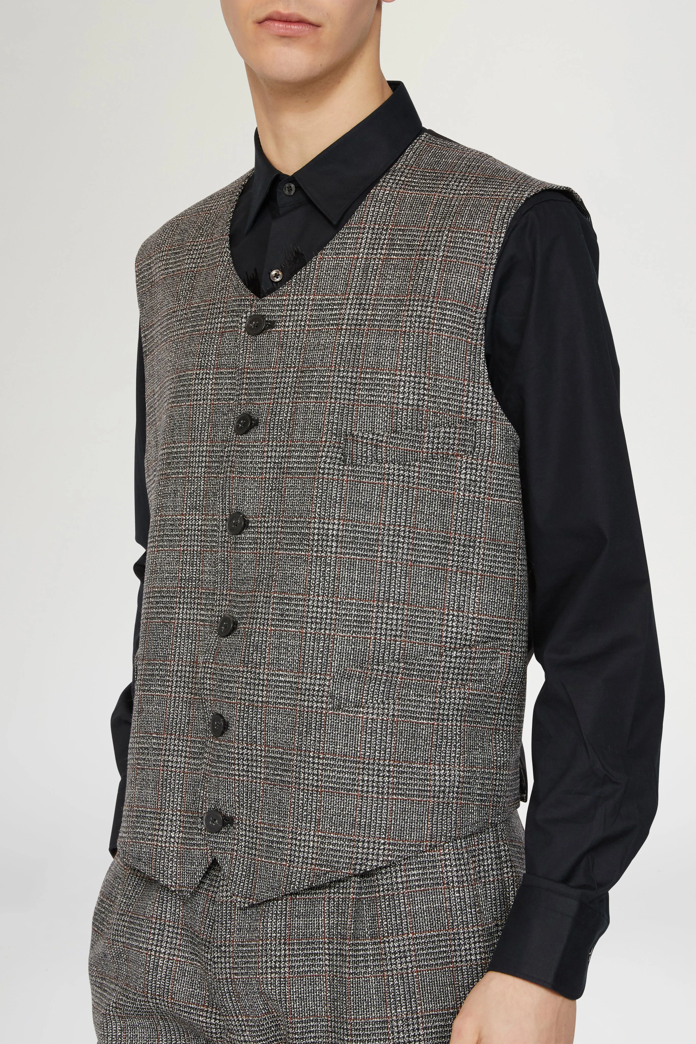 Grey Tailored Wool Vest sold by Antonio Marras product image thumbnail 4