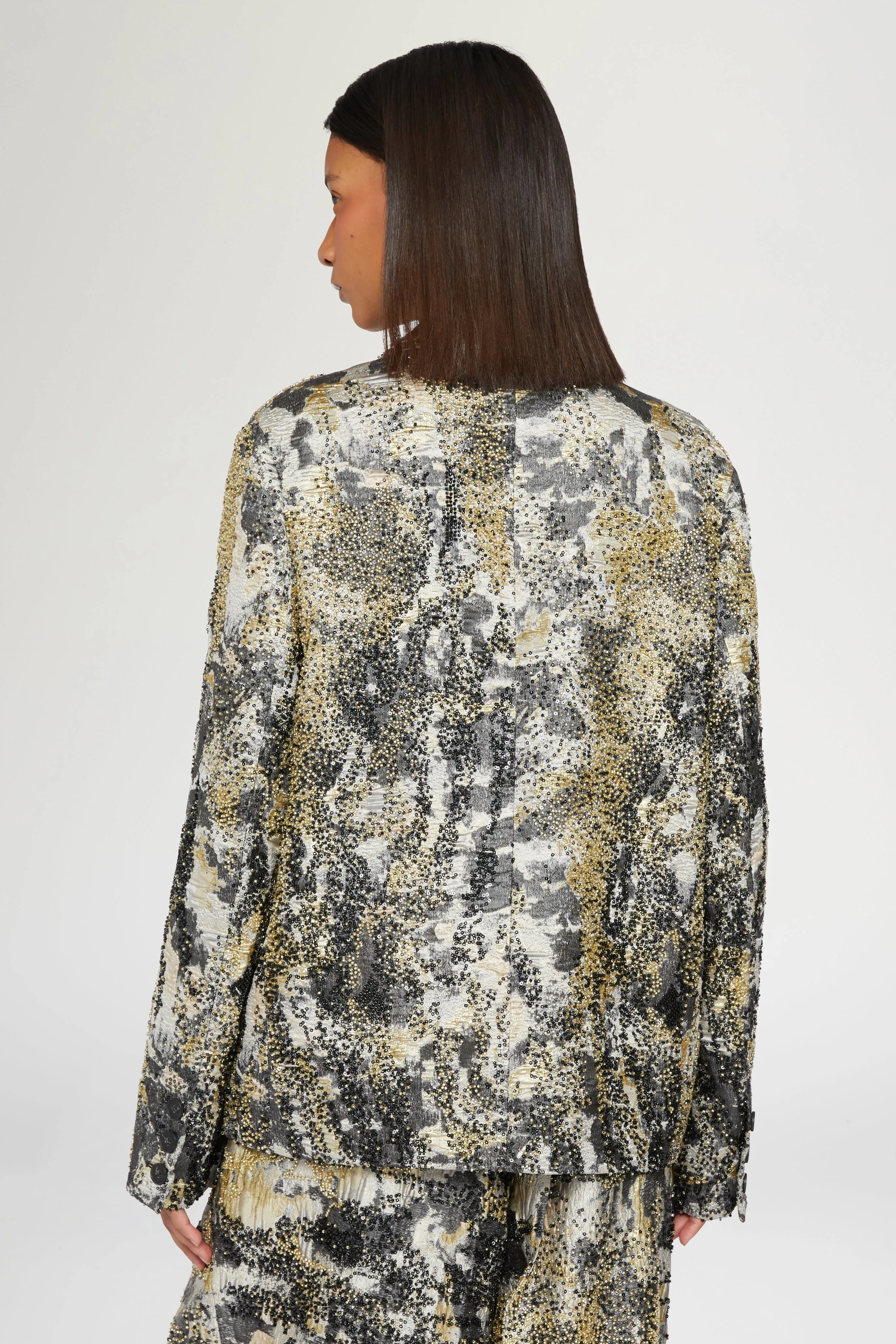 Brocade Blazer with Beads sold by Antonio Marras product image thumbnail 3