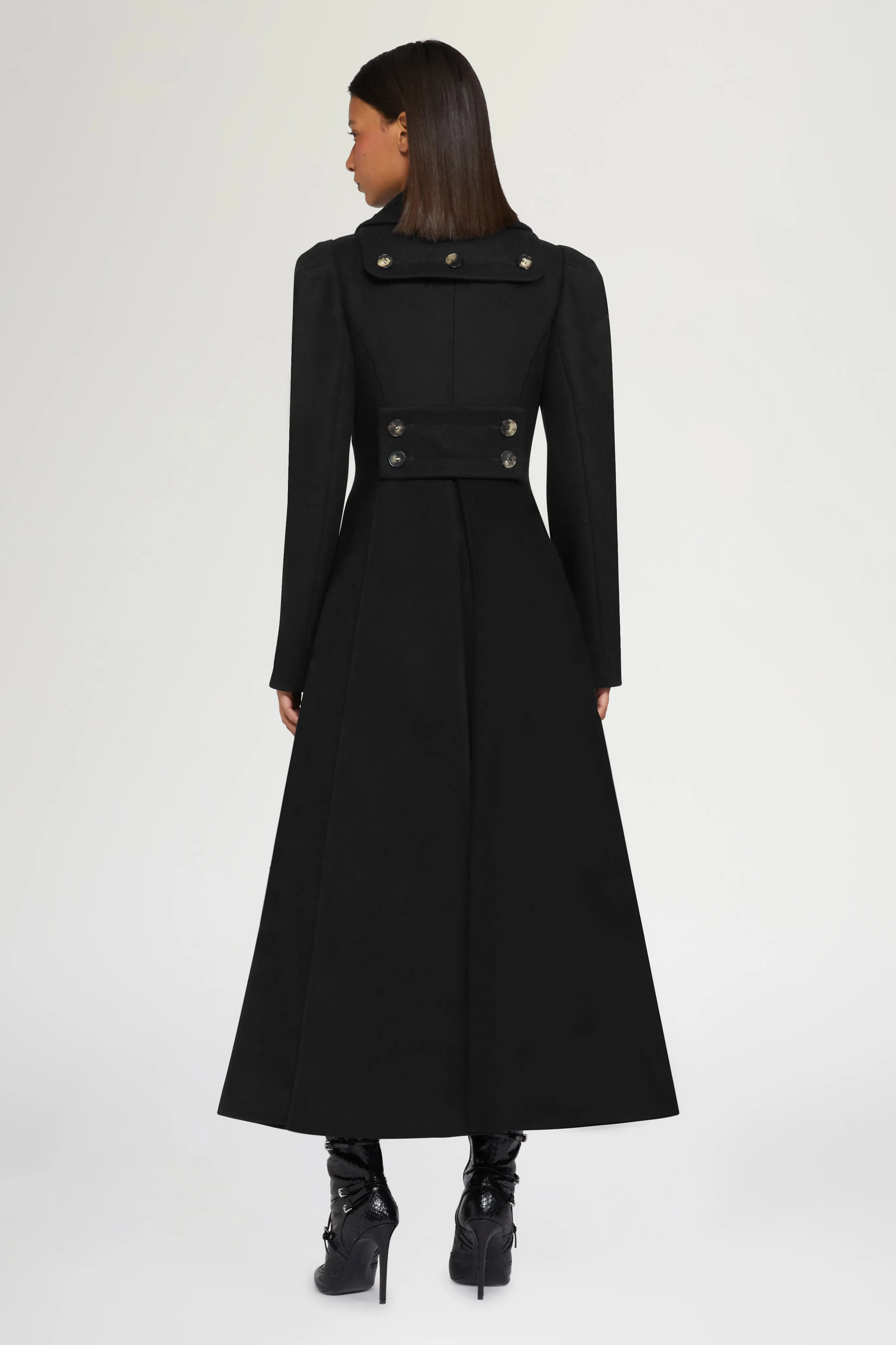 Double-Breasted Wool Long Coat sold by Antonio Marras product image thumbnail 3
