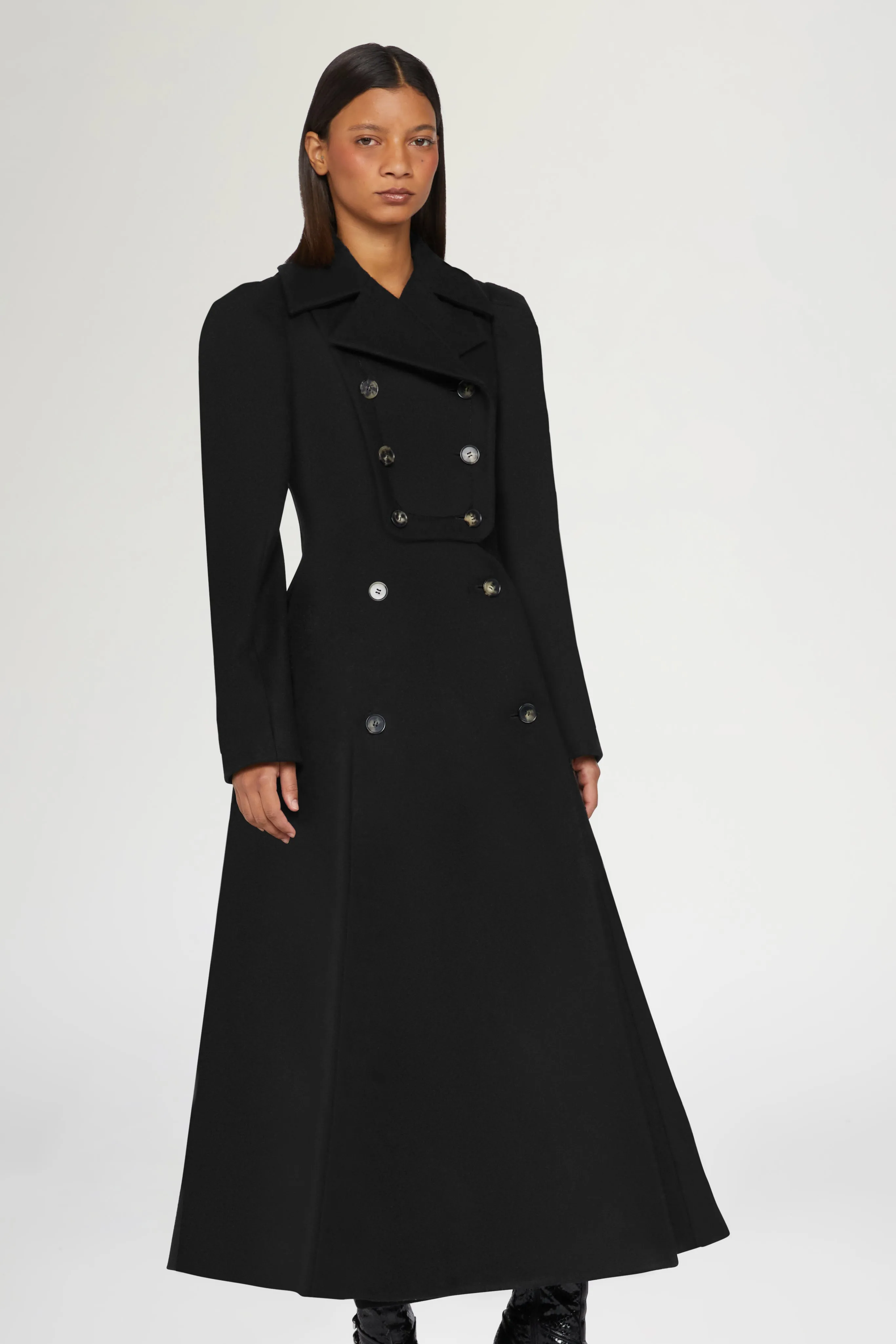 Double-Breasted Wool Long Coat sold by Antonio Marras product image thumbnail 4