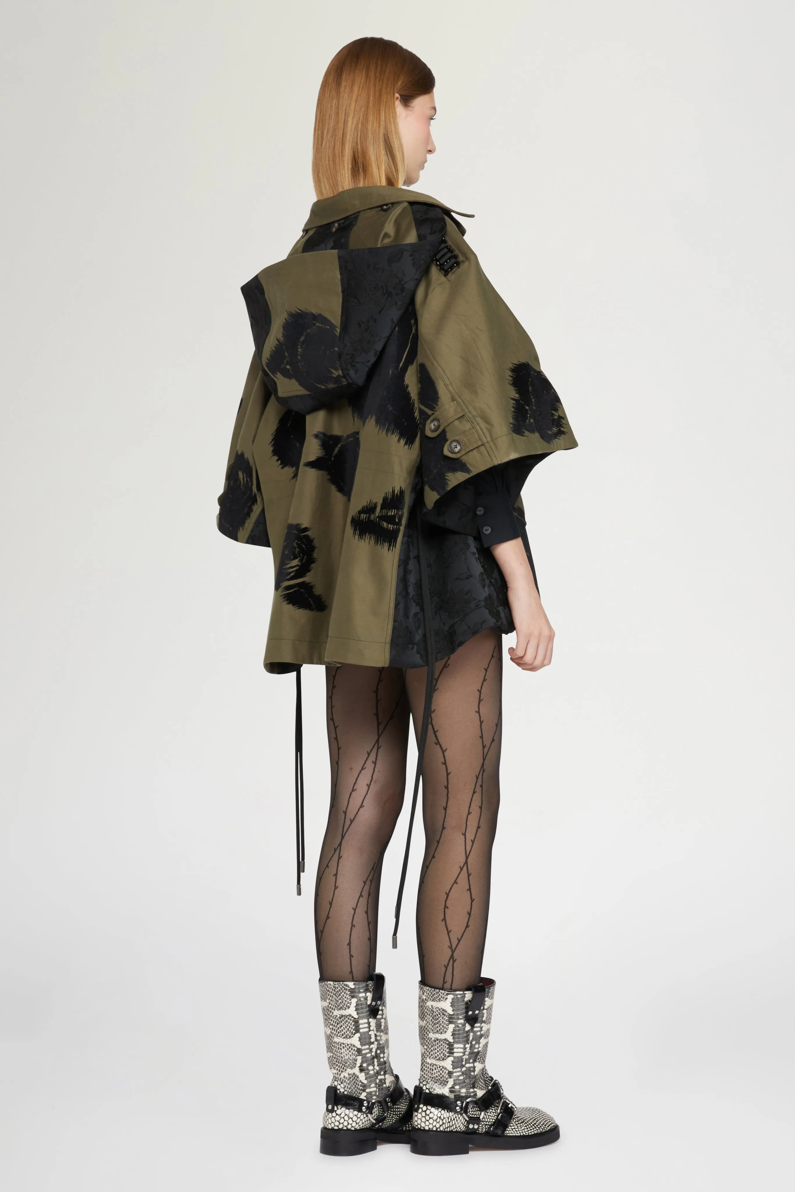 Parka with Floral Velvet Appliqué sold by Antonio Marras product image thumbnail 3