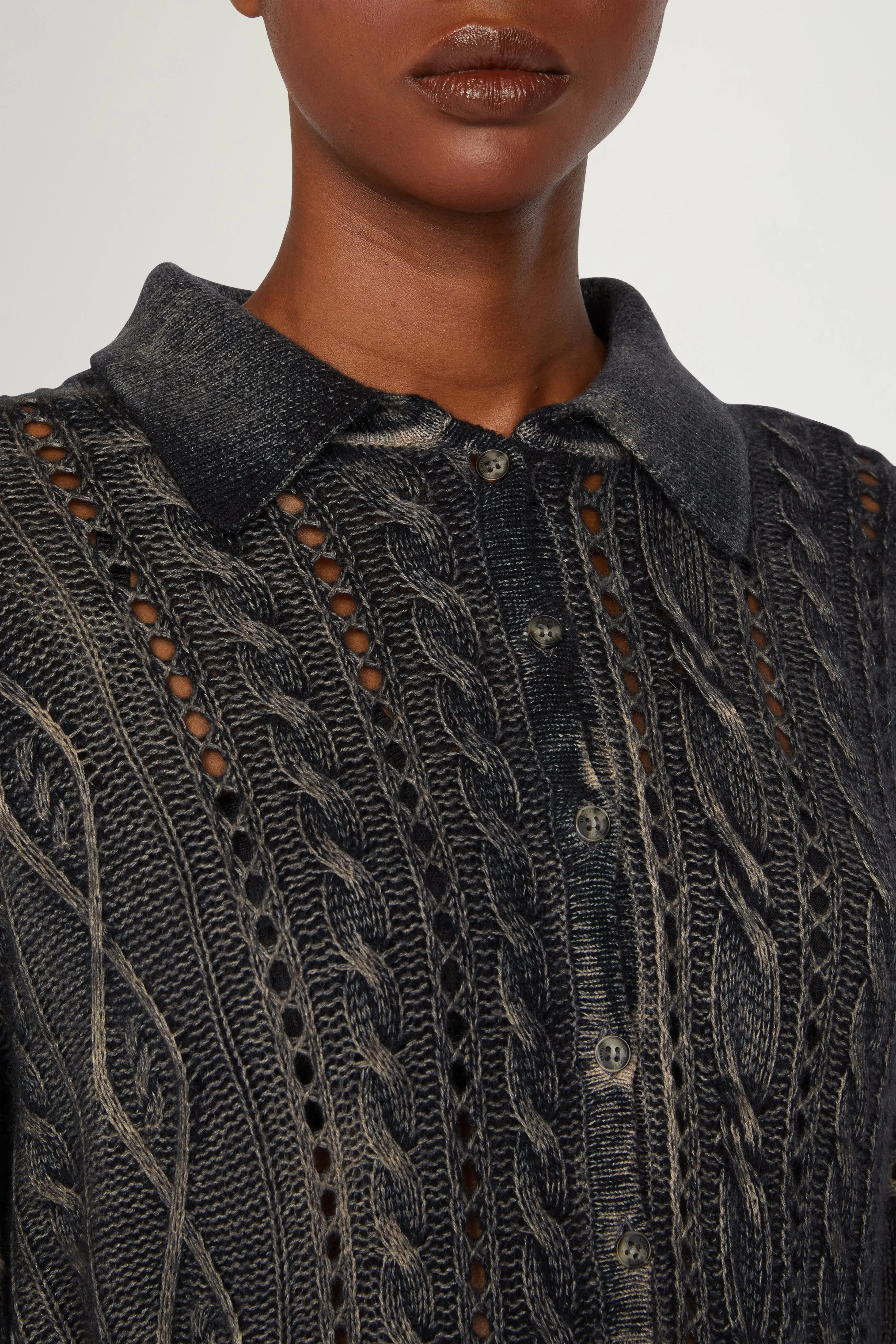 Cashmere & Wool Ombre Knit Sweater sold by Antonio Marras product image thumbnail 4