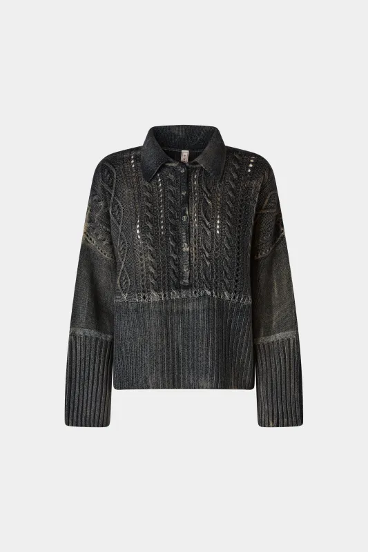 Cashmere & Wool Ombre Knit Sweater sold by Antonio Marras