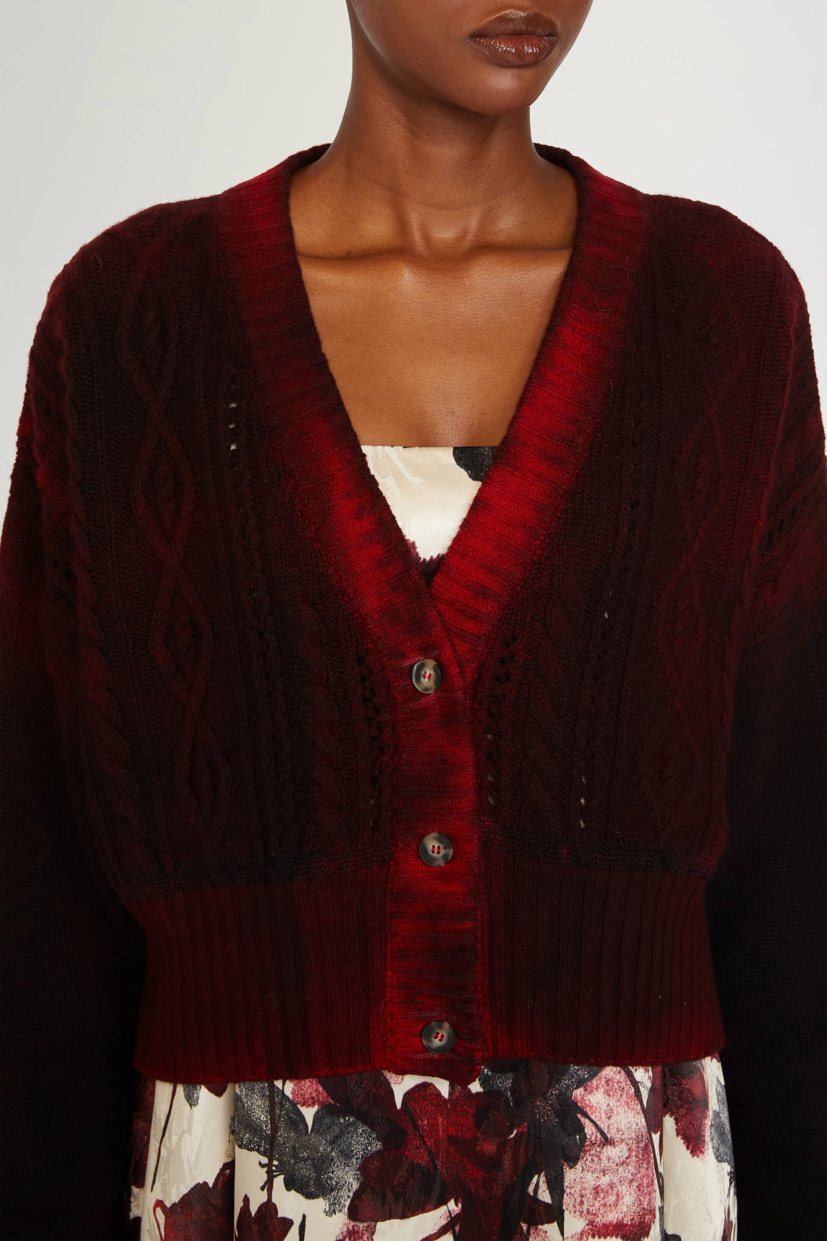 Cashmere & Wool Ombre Knit Cardigan sold by Antonio Marras product image thumbnail 3