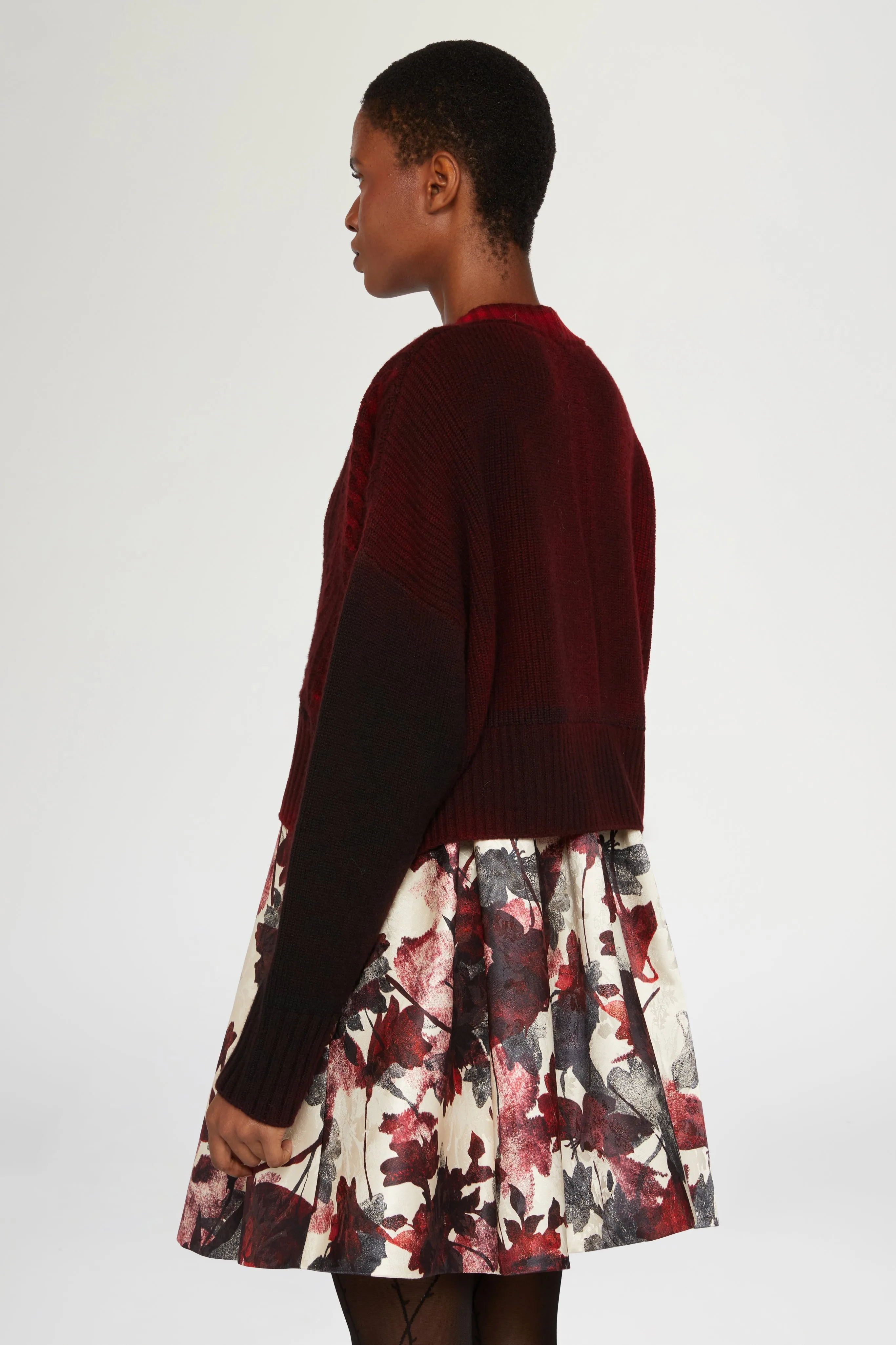 Cashmere & Wool Ombre Knit Cardigan sold by Antonio Marras product image thumbnail 4