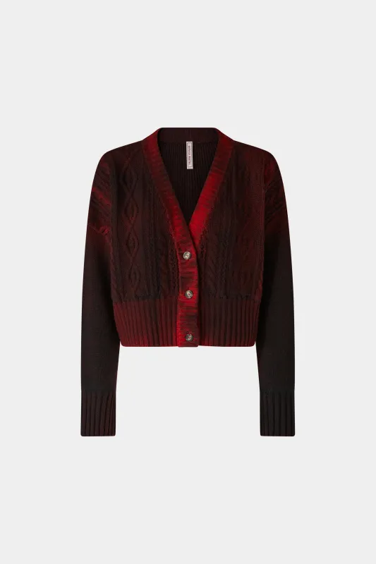 Cashmere & Wool Ombre Knit Cardigan sold by Antonio Marras