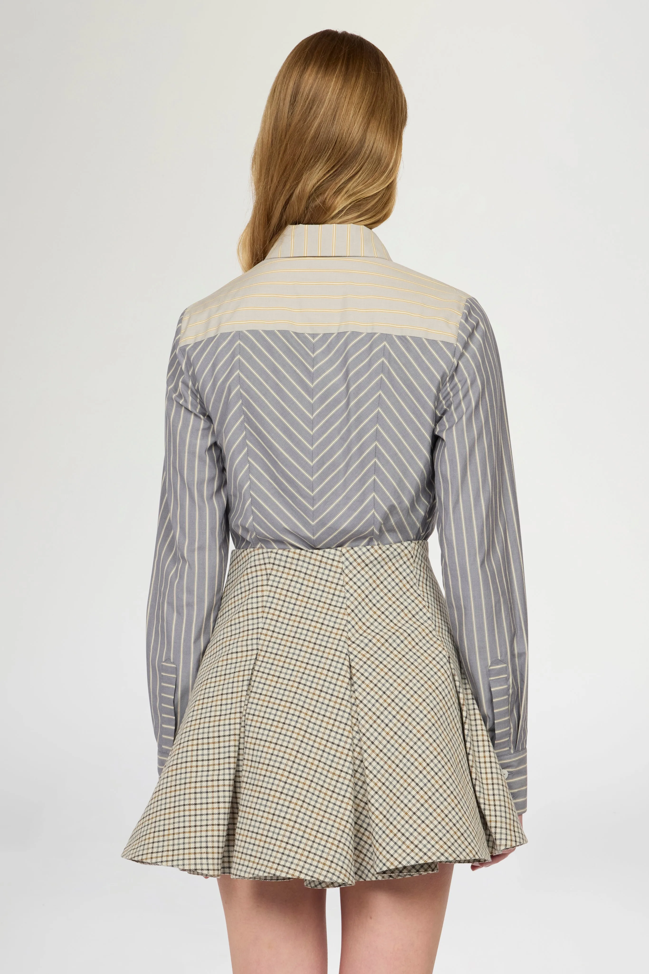 Slim Shirt with Contrasting Beige Striped Insert sold by Antonio Marras product image thumbnail 3