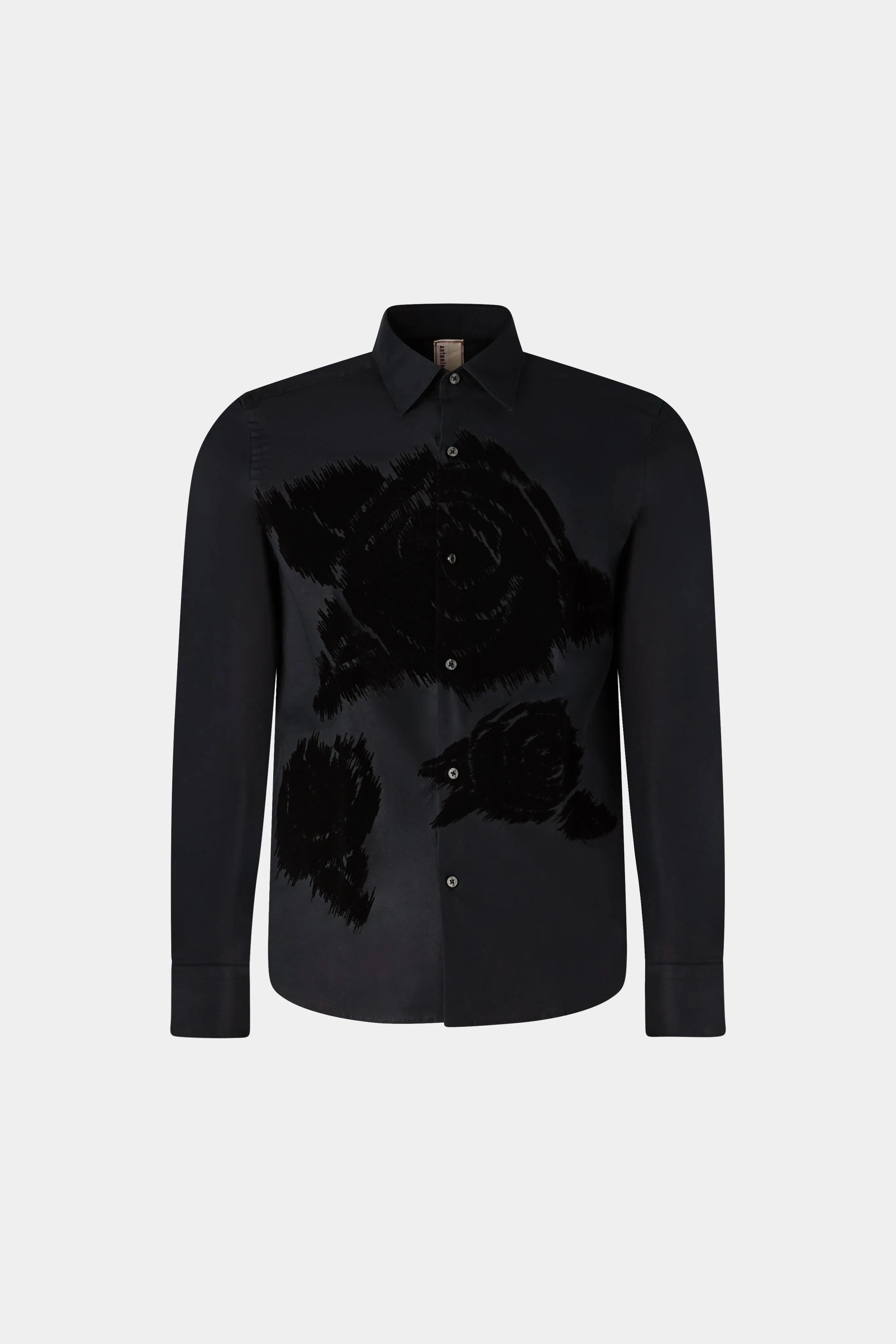 Black Velvet Rose Shirt sold by Antonio Marras