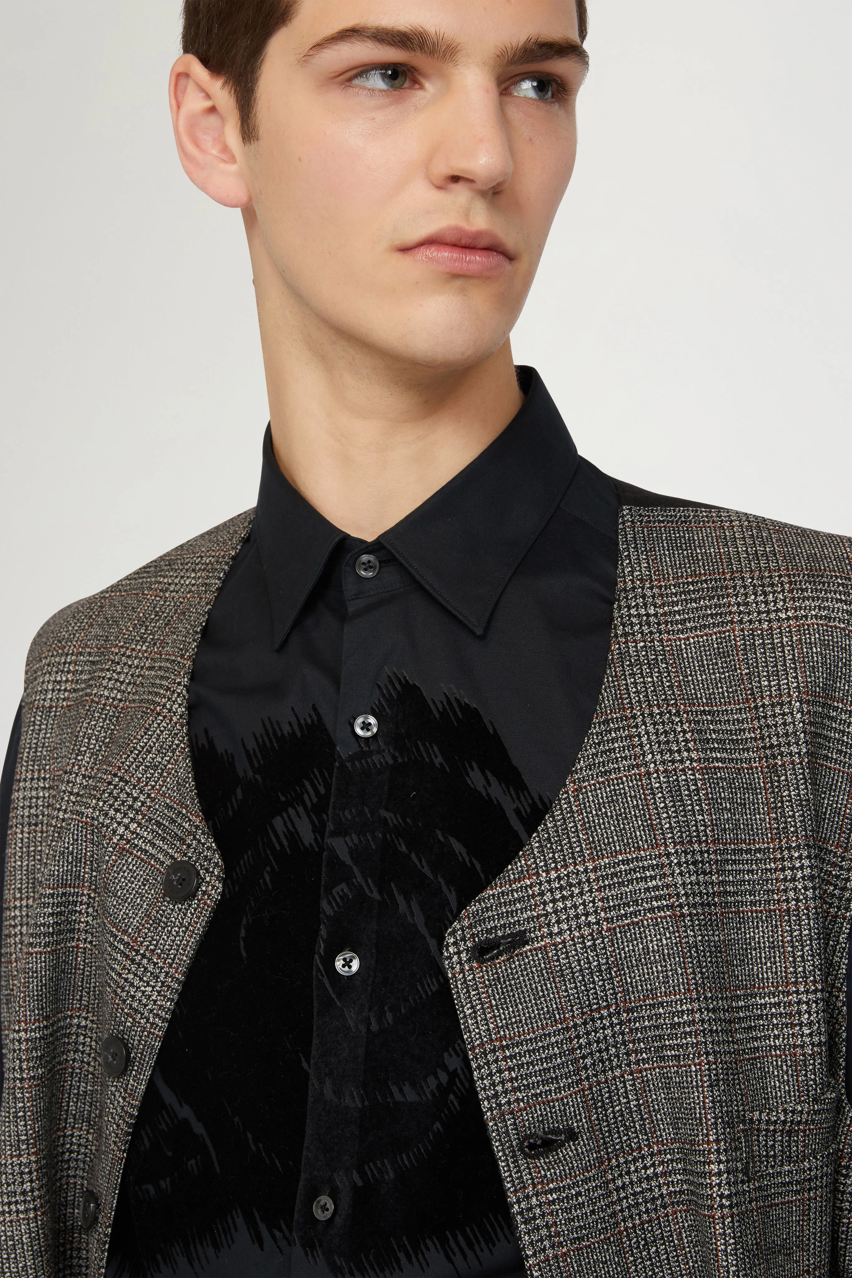 Black Velvet Rose Shirt sold by Antonio Marras product image thumbnail 4