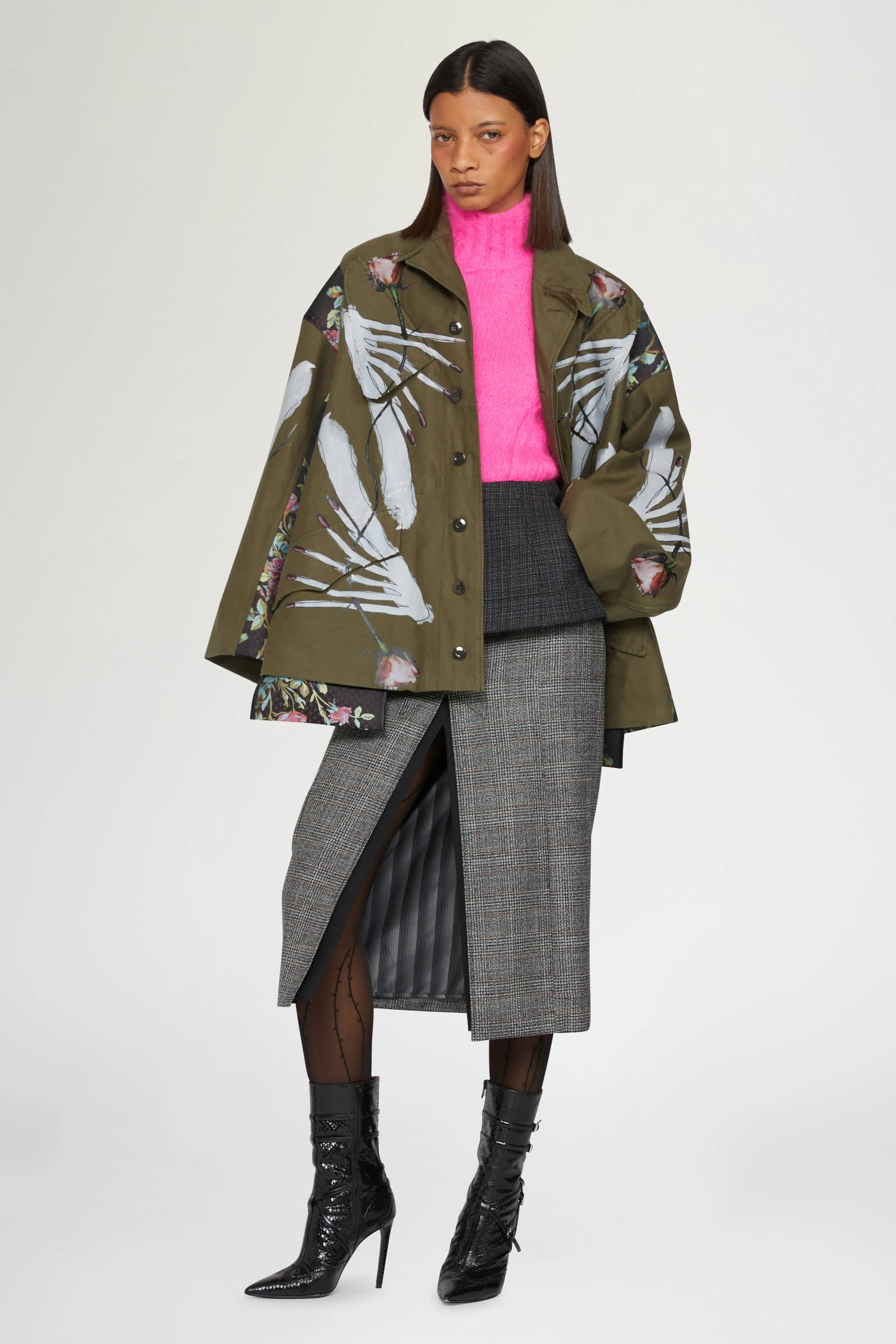 Parka with Painted Roses & Hands sold by Antonio Marras product image thumbnail 2