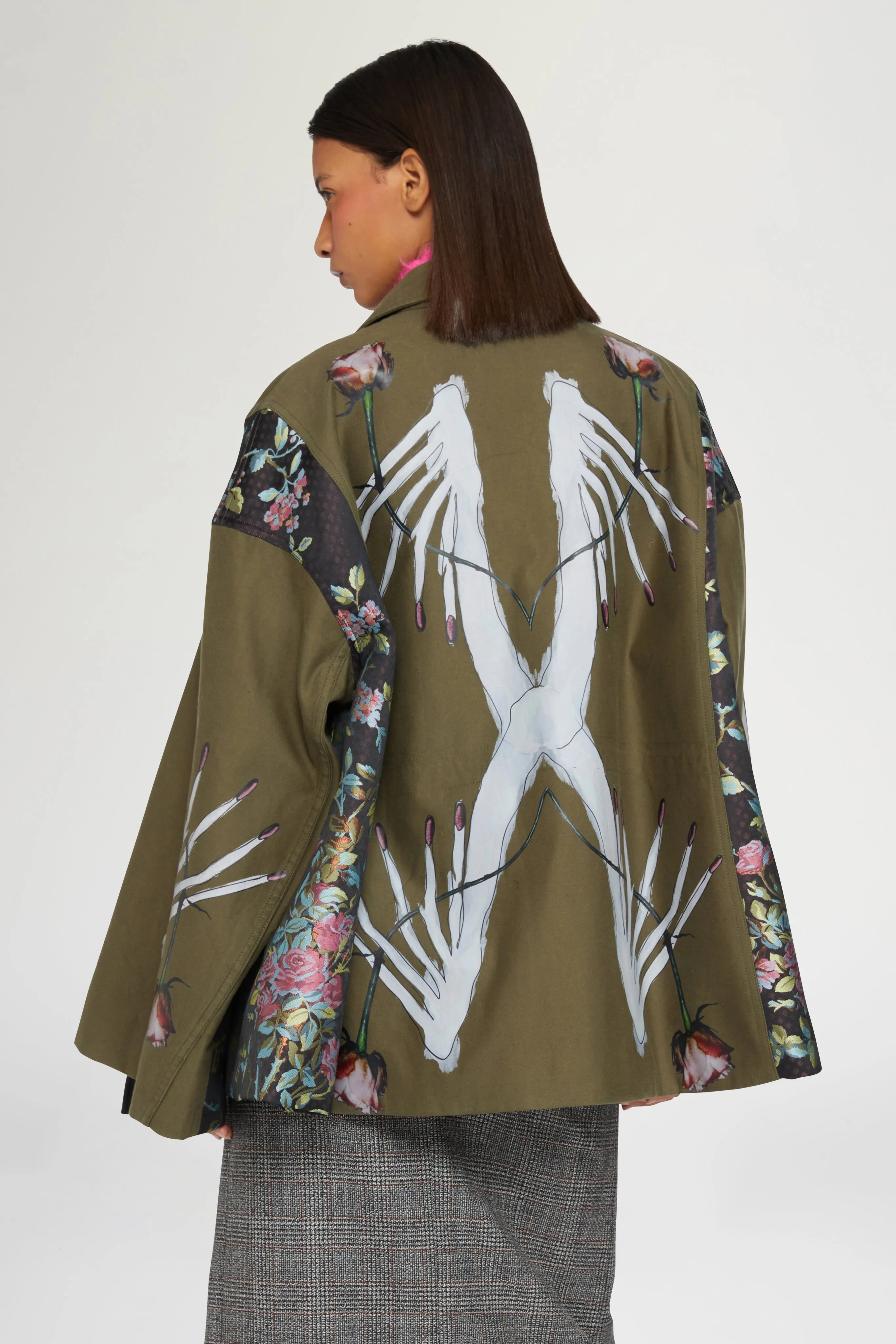 Parka with Painted Roses & Hands sold by Antonio Marras product image thumbnail 3