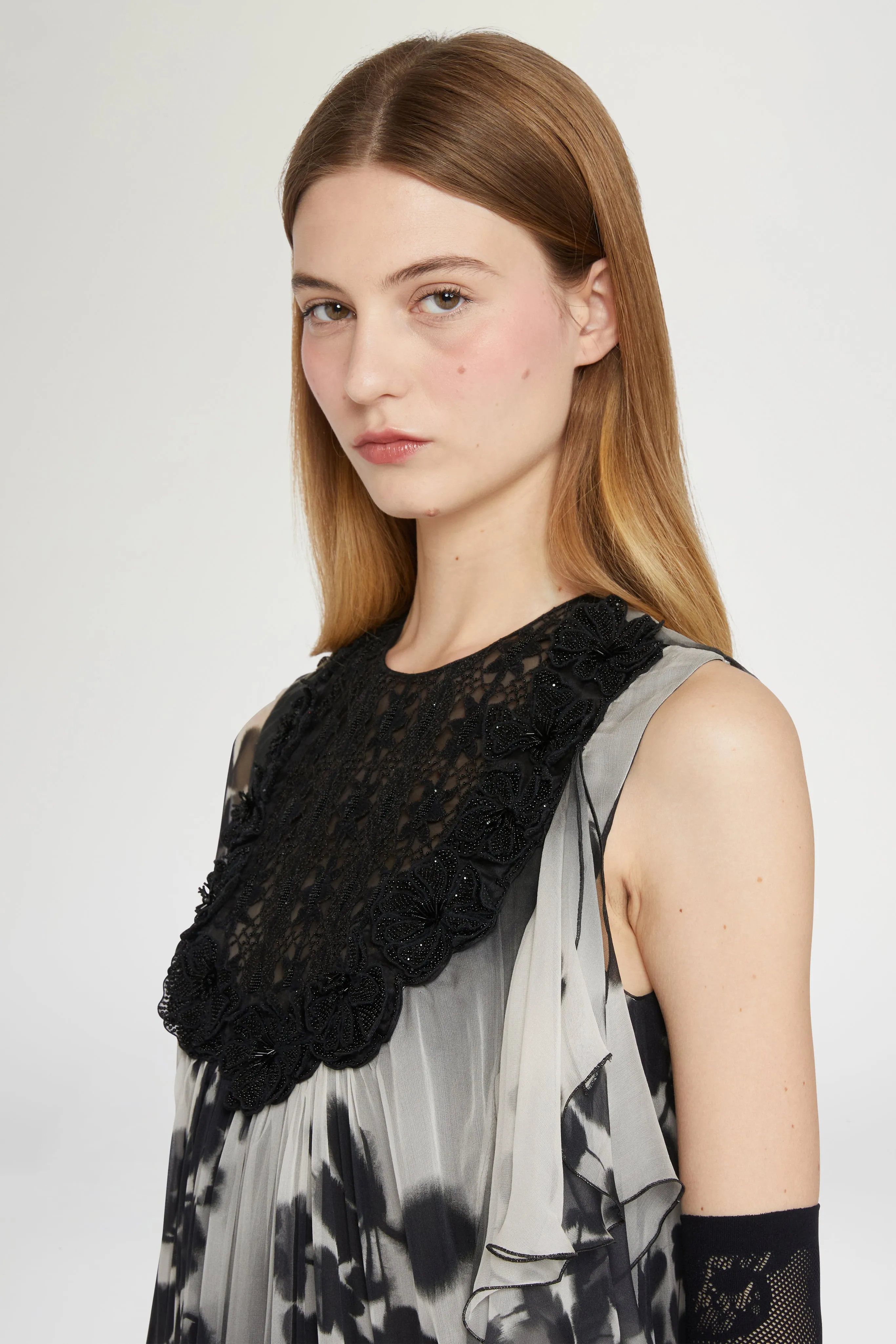 Silk Long Dress with Lace sold by Antonio Marras product image thumbnail 4