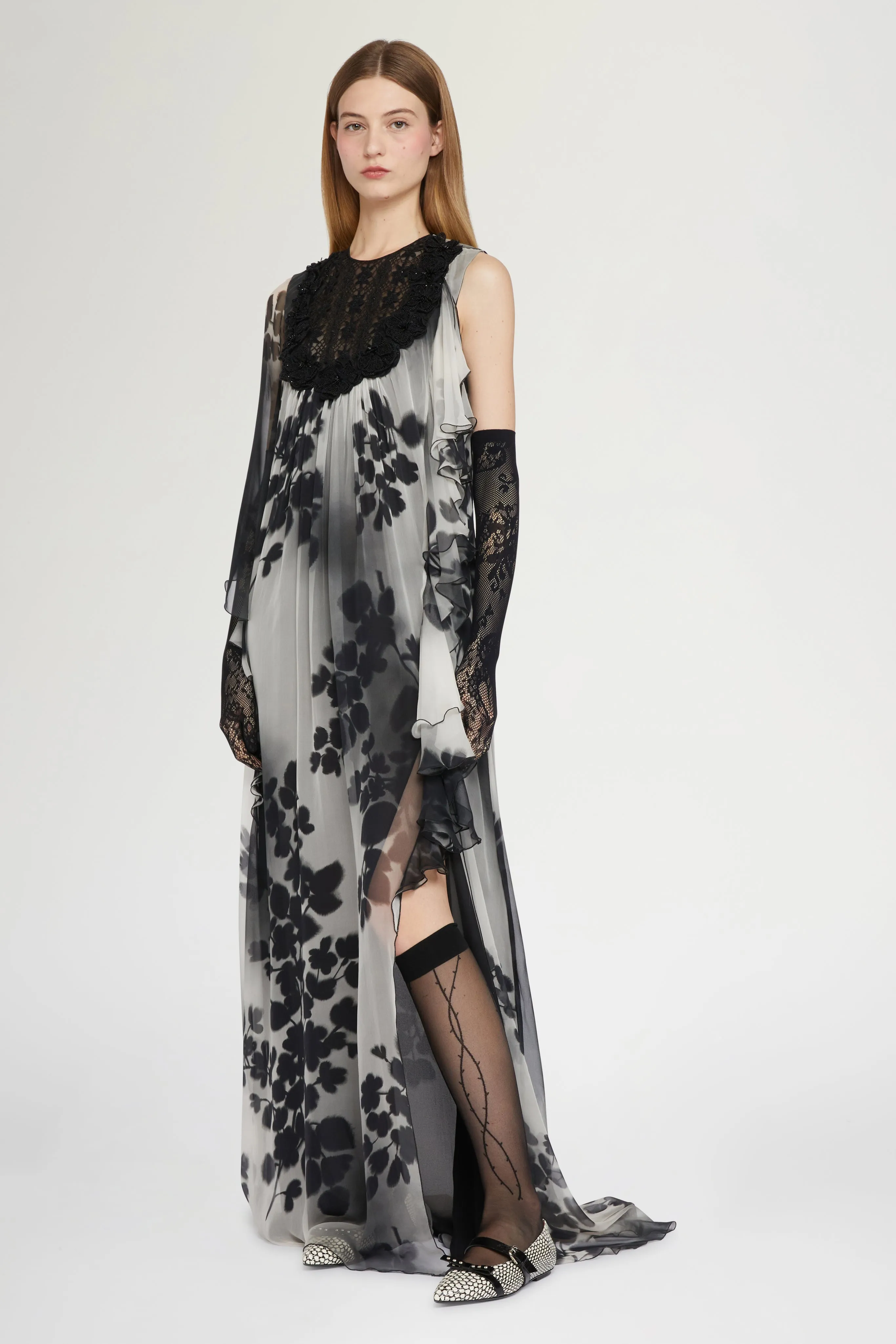 Silk Long Dress with Lace sold by Antonio Marras product image thumbnail 2