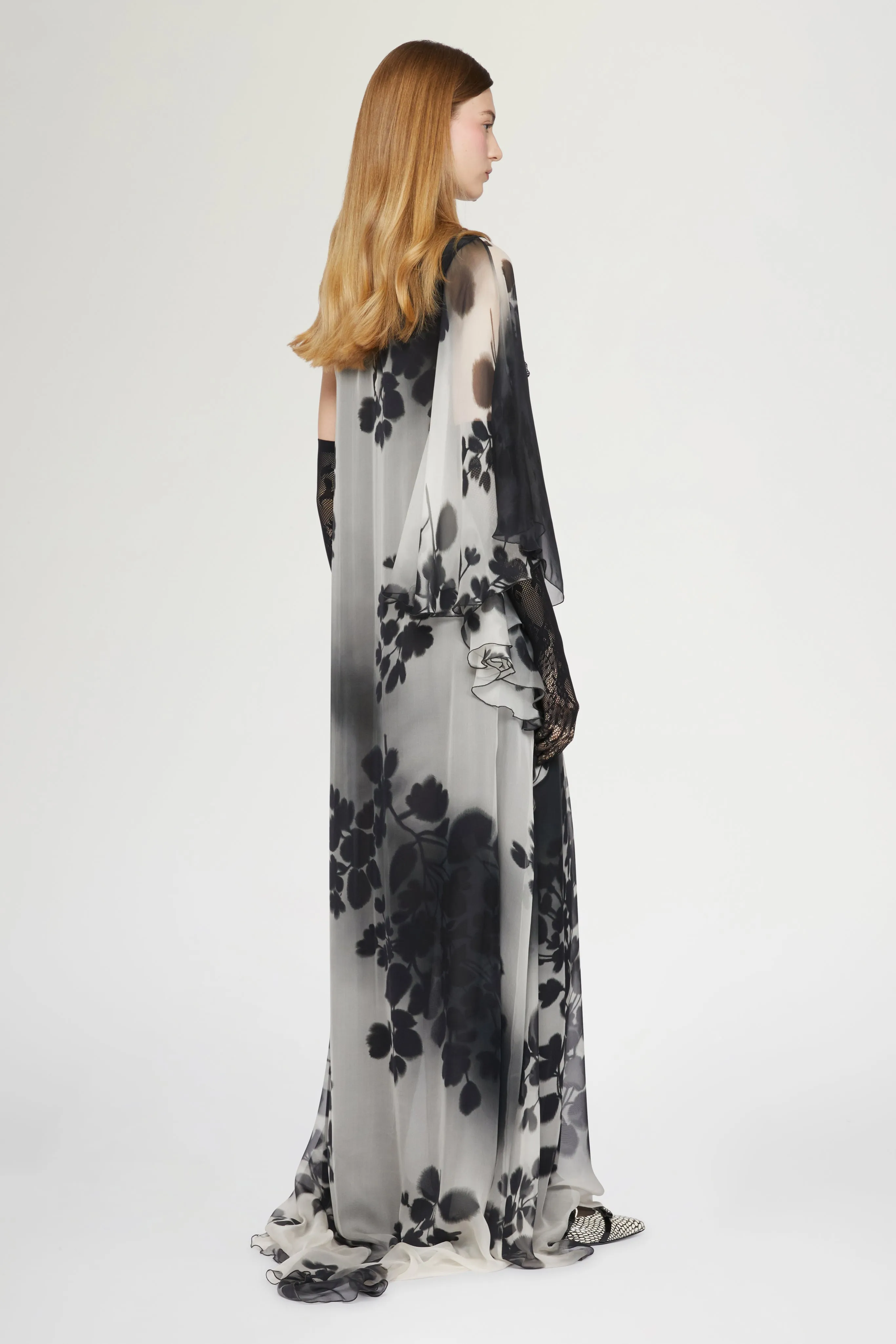 Silk Long Dress with Lace sold by Antonio Marras product image thumbnail 3