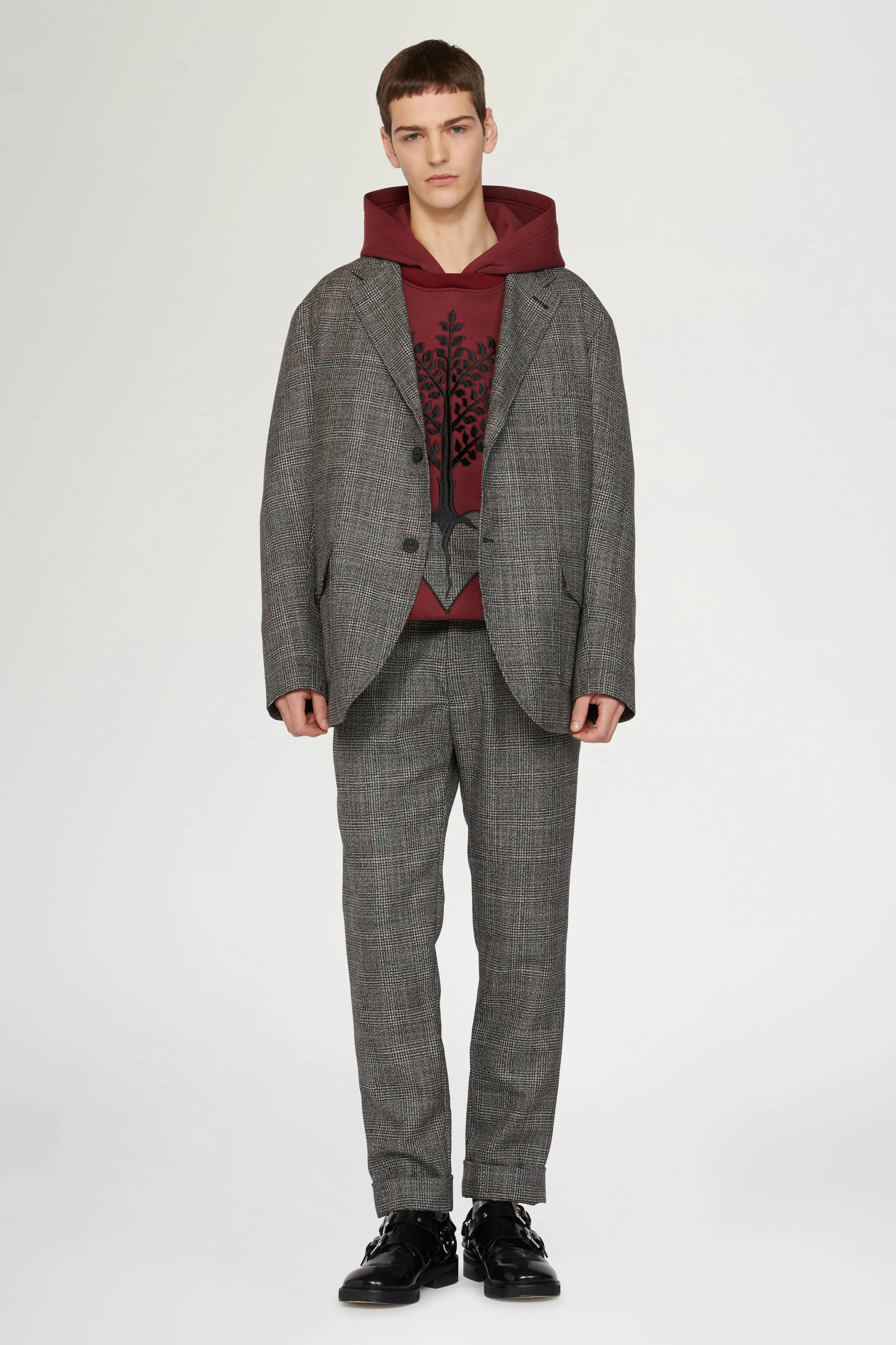 Grey Single-Breasted Blazer sold by Antonio Marras product image thumbnail 2