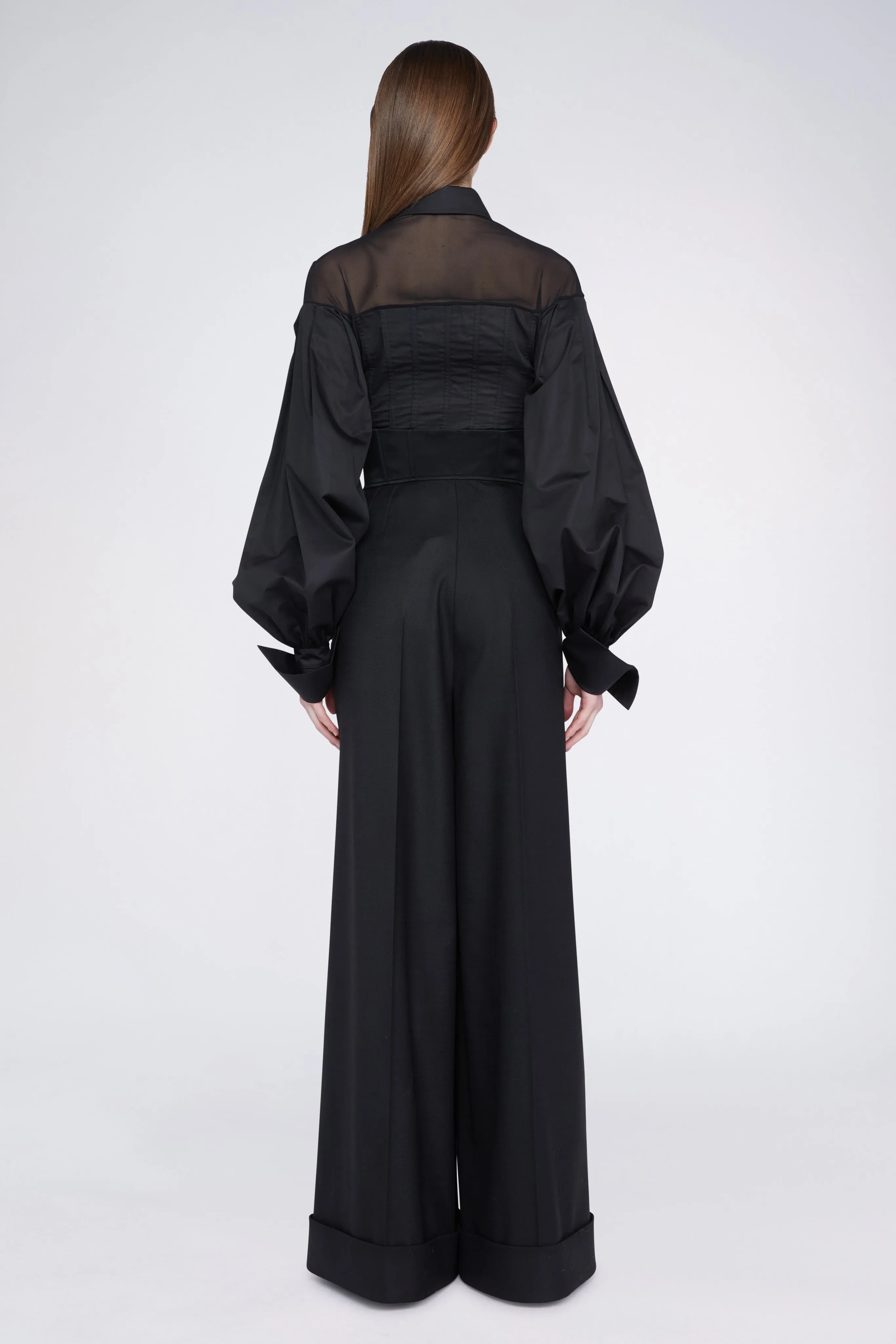 Black Palazzo Pants with High waist sold by Antonio Marras product image thumbnail 4