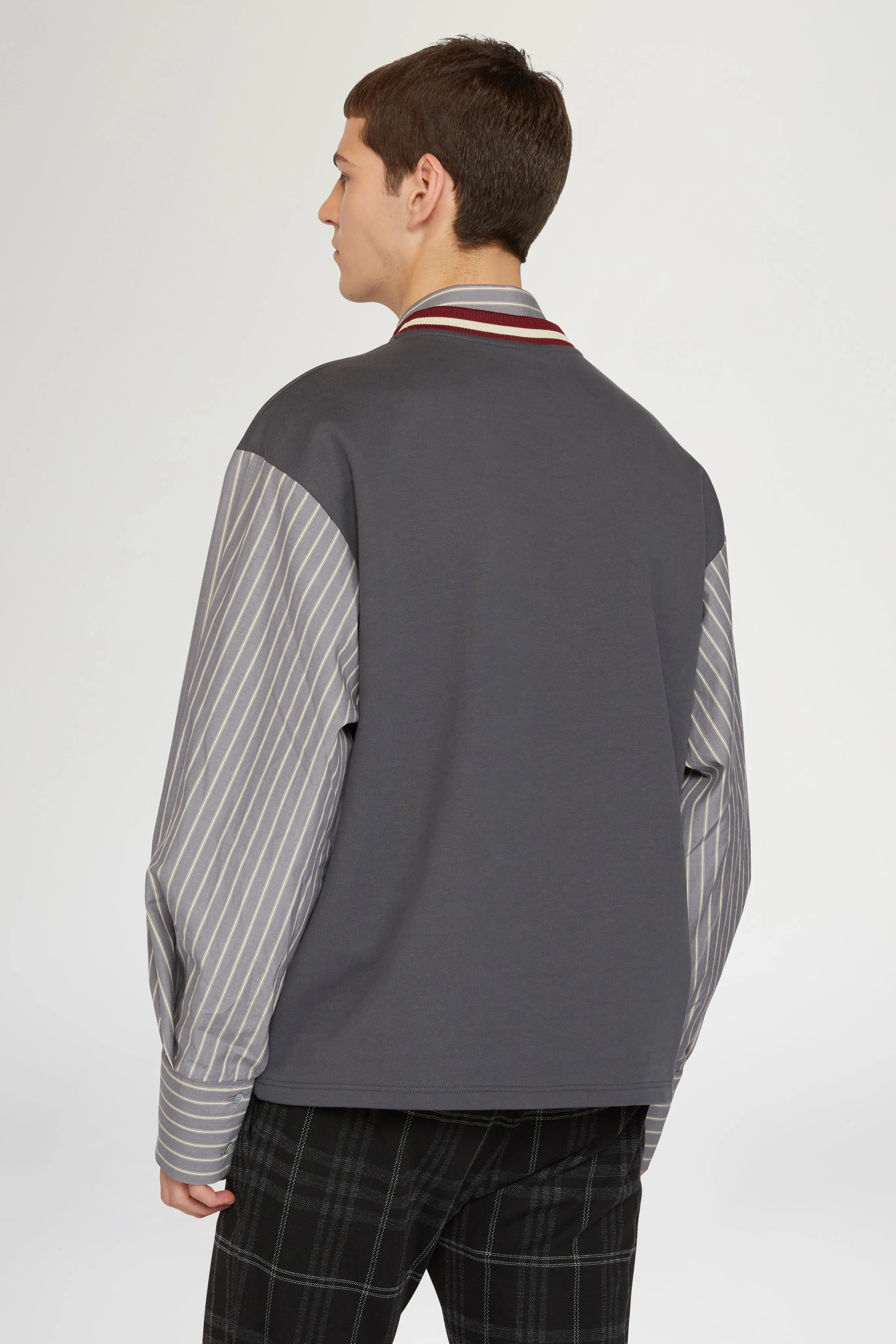 Cotton T-shirt with Poplin Sleeves sold by Antonio Marras product image thumbnail 3