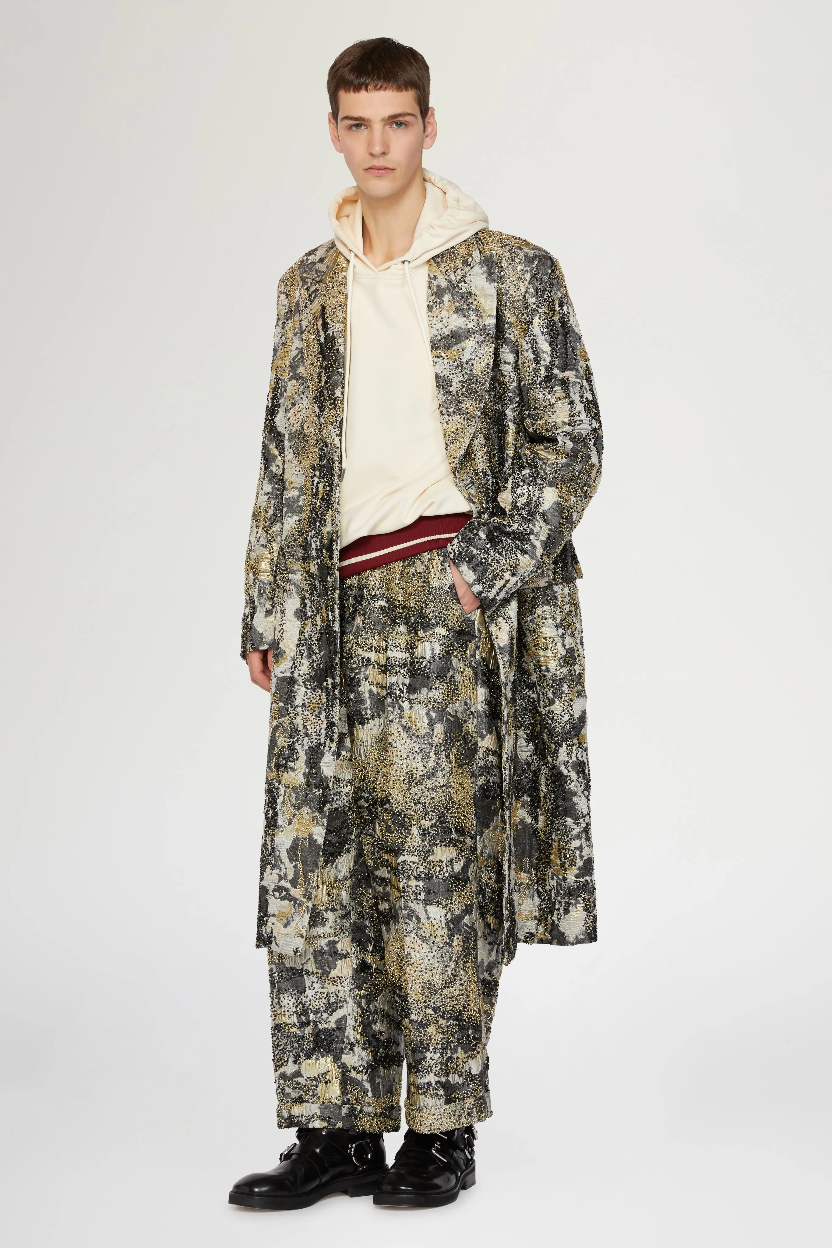 Ivory Cotton Hoodie sold by Antonio Marras product image thumbnail 2