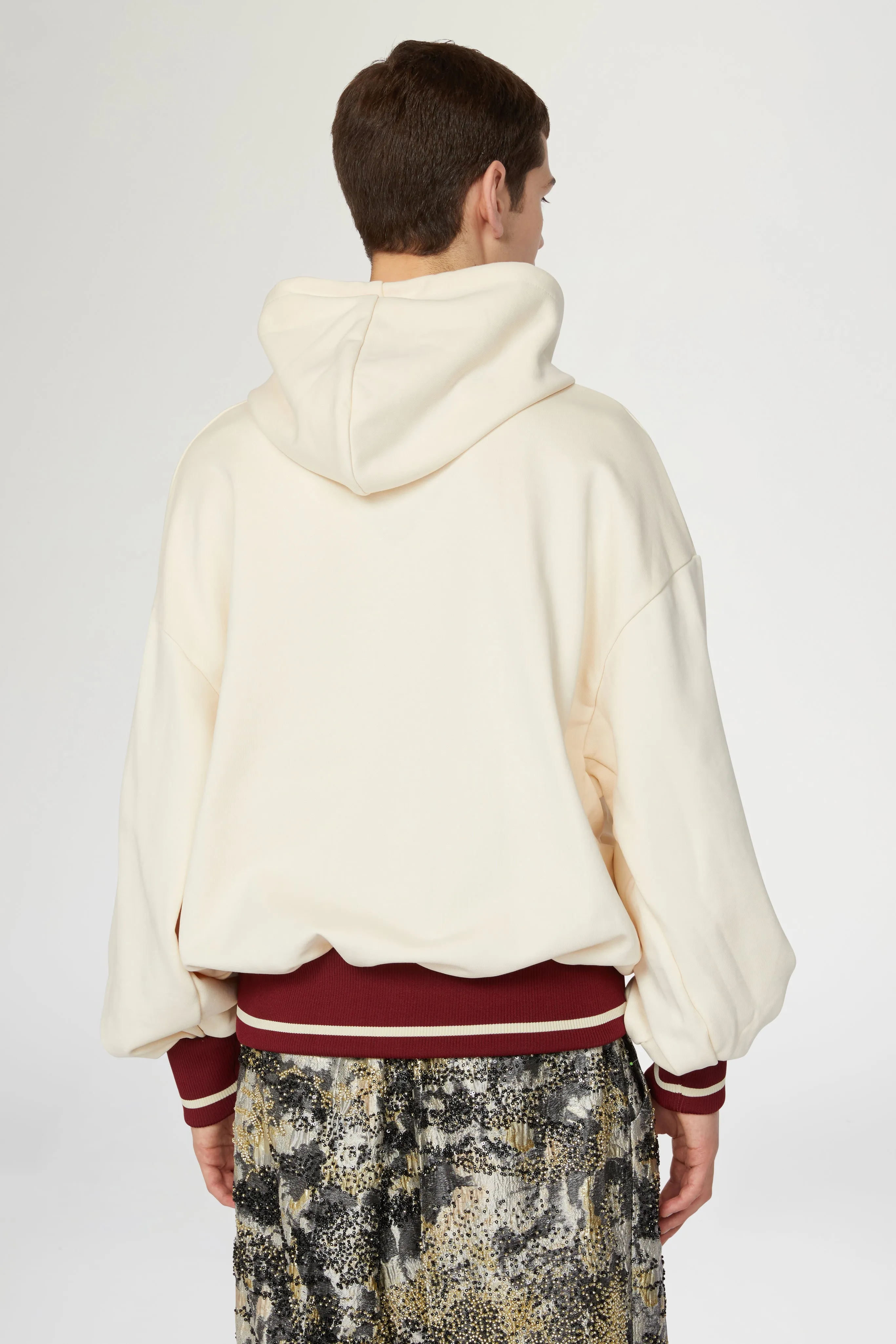 Ivory Cotton Hoodie sold by Antonio Marras product image thumbnail 3