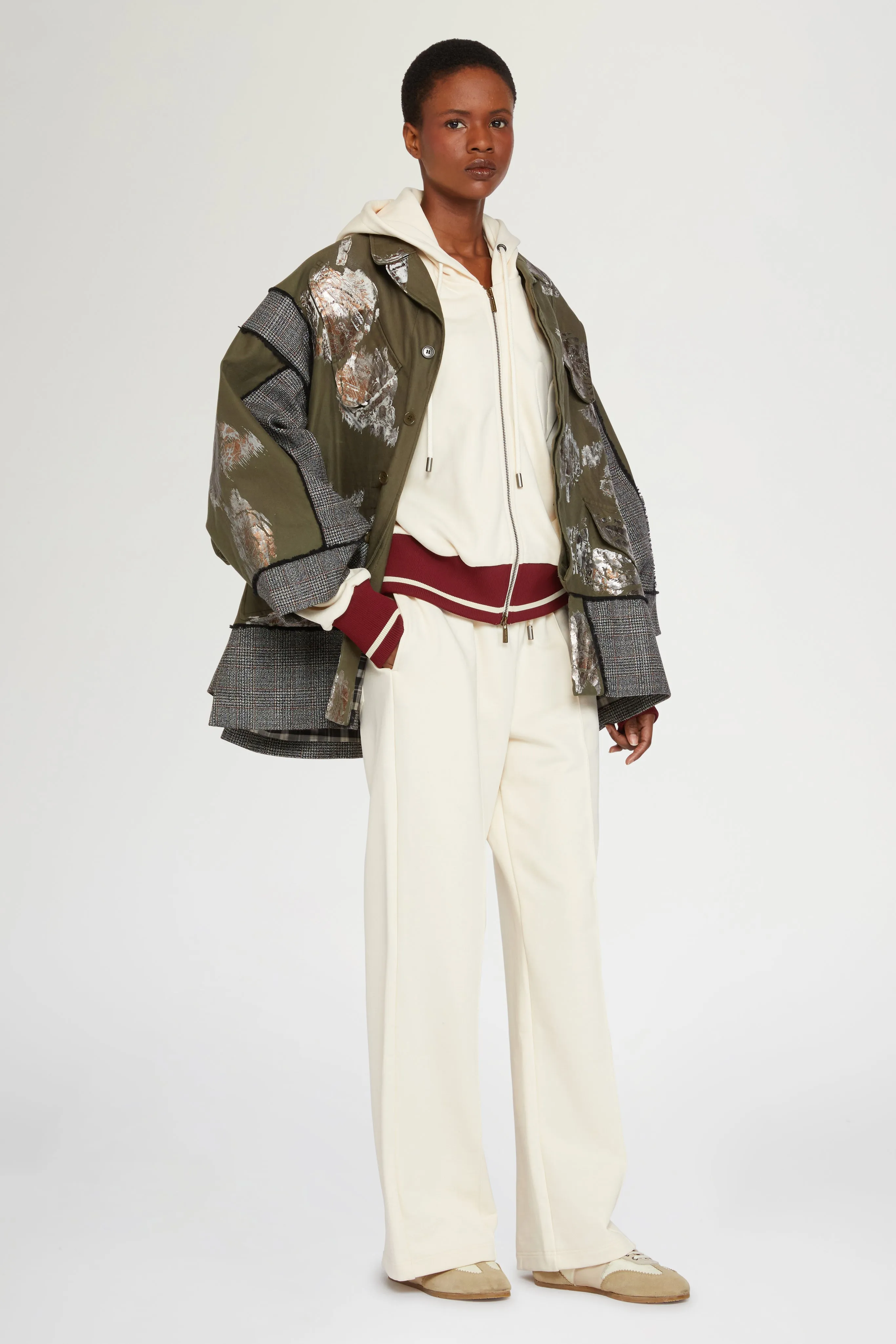 Ivory Cotton Sweatpants sold by Antonio Marras product image thumbnail 2