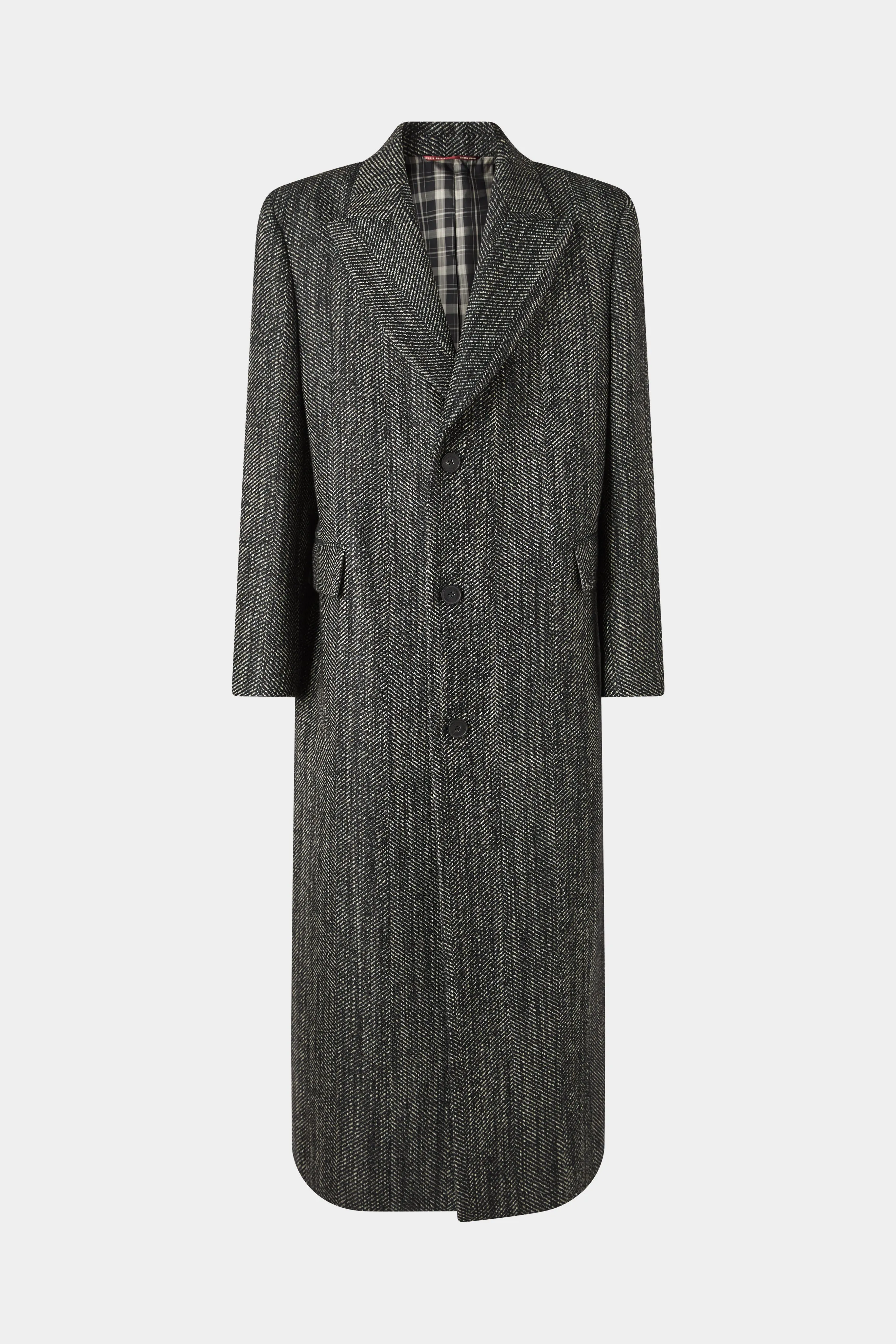 Long Tailored Coat in Wool sold by Antonio Marras