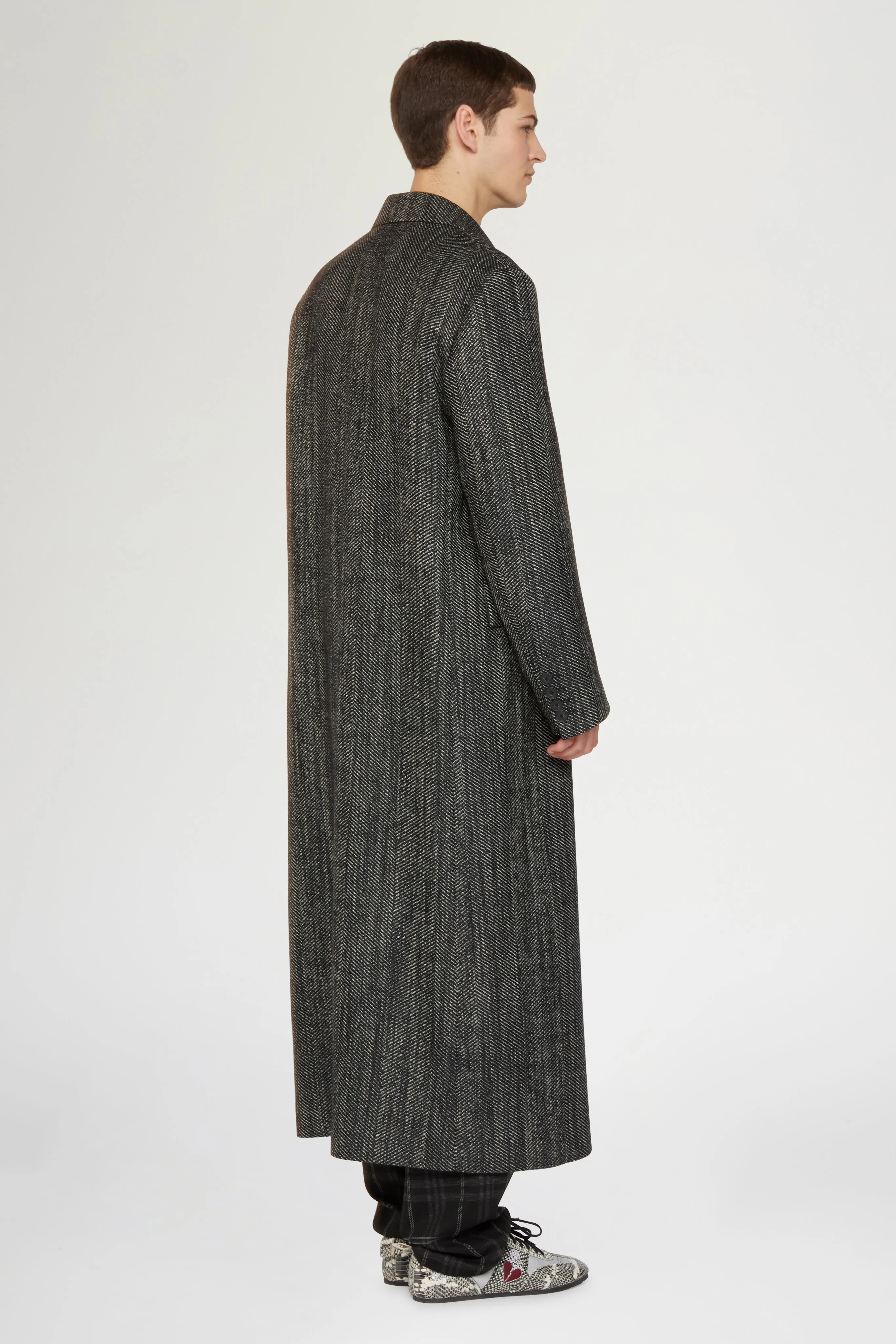 Long Tailored Coat in Wool sold by Antonio Marras product image thumbnail 3