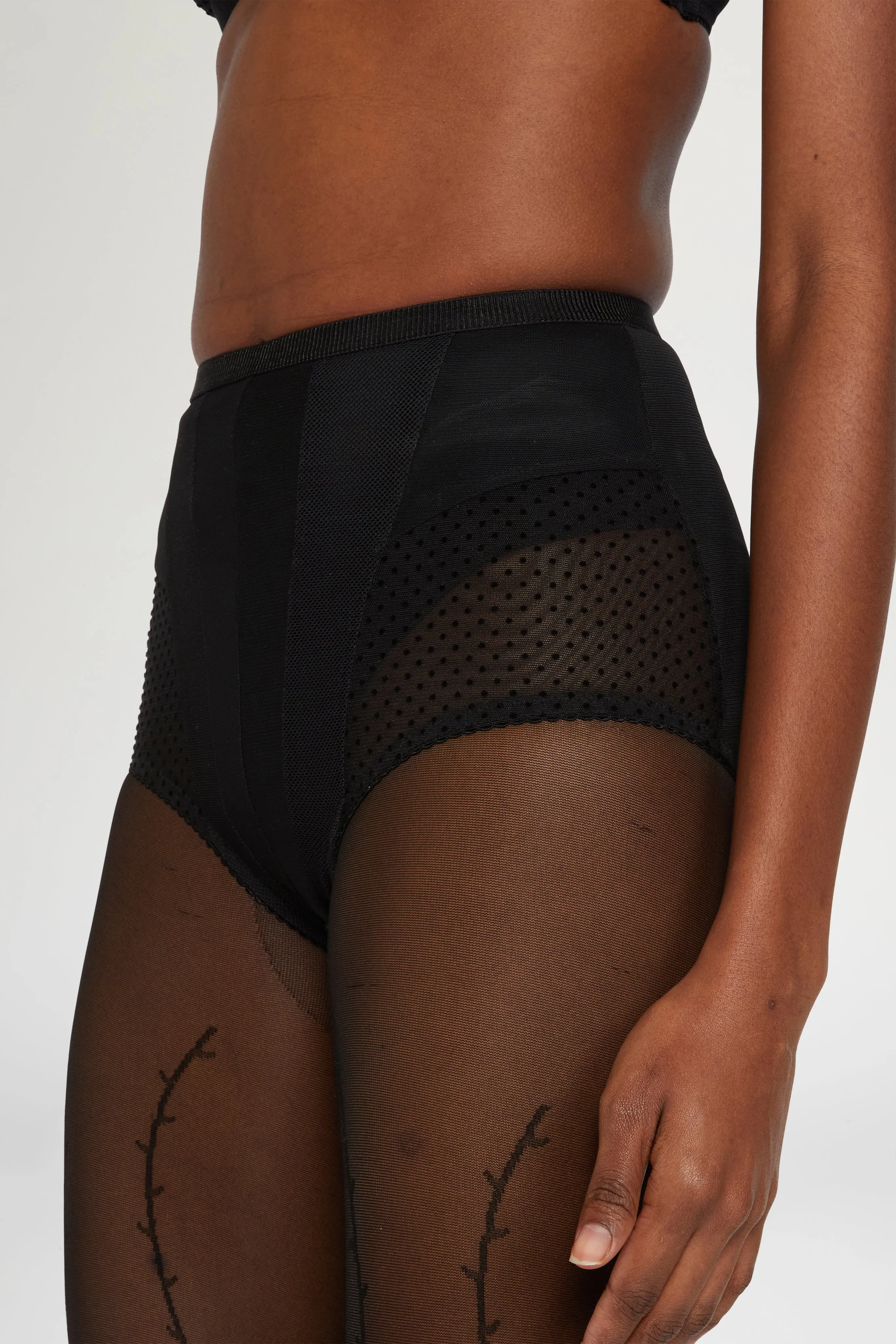 Black Jersey Culottes sold by Antonio Marras product image thumbnail 4