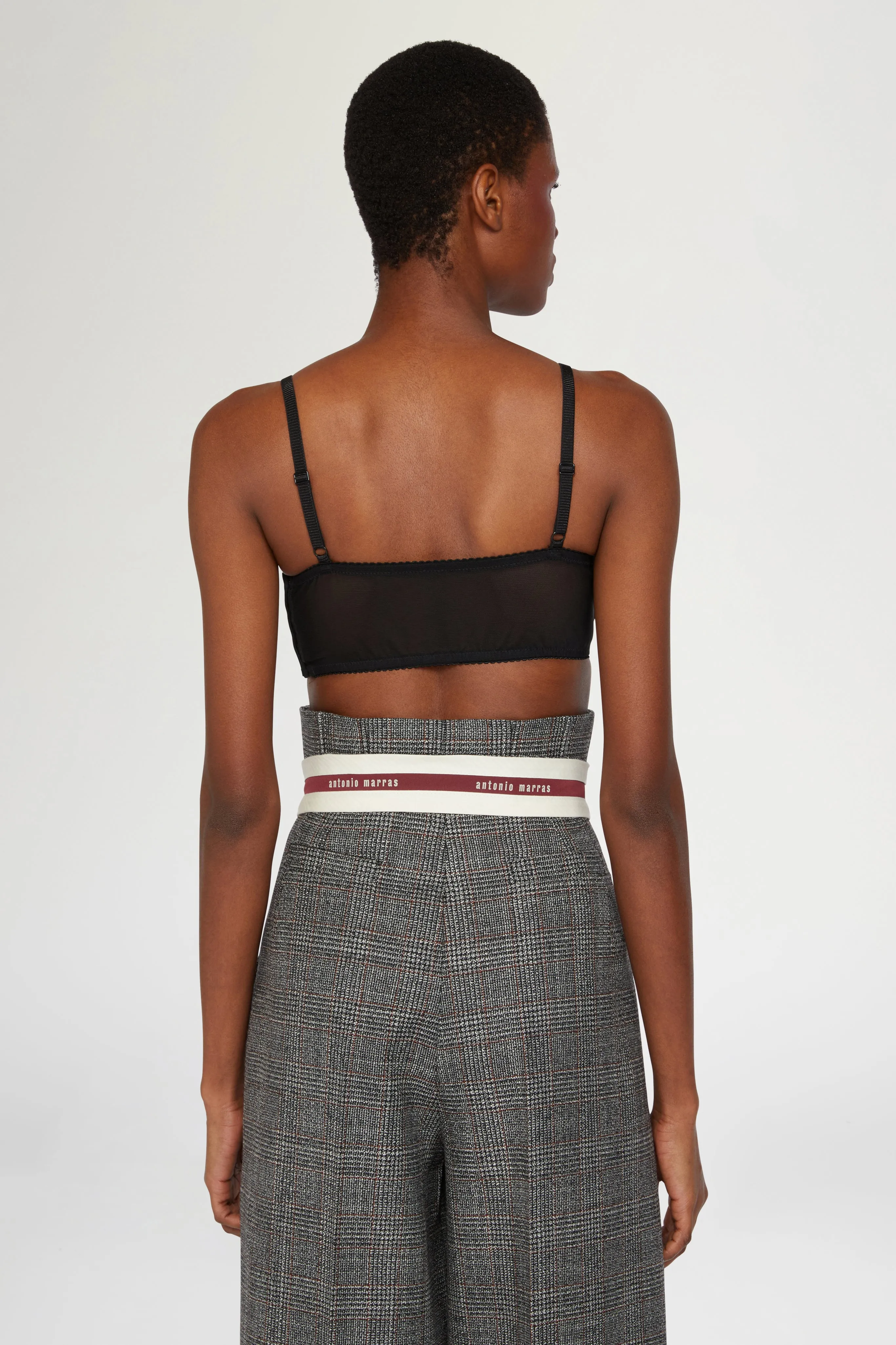 Black & Grey Jersey Bra sold by Antonio Marras product image thumbnail 3