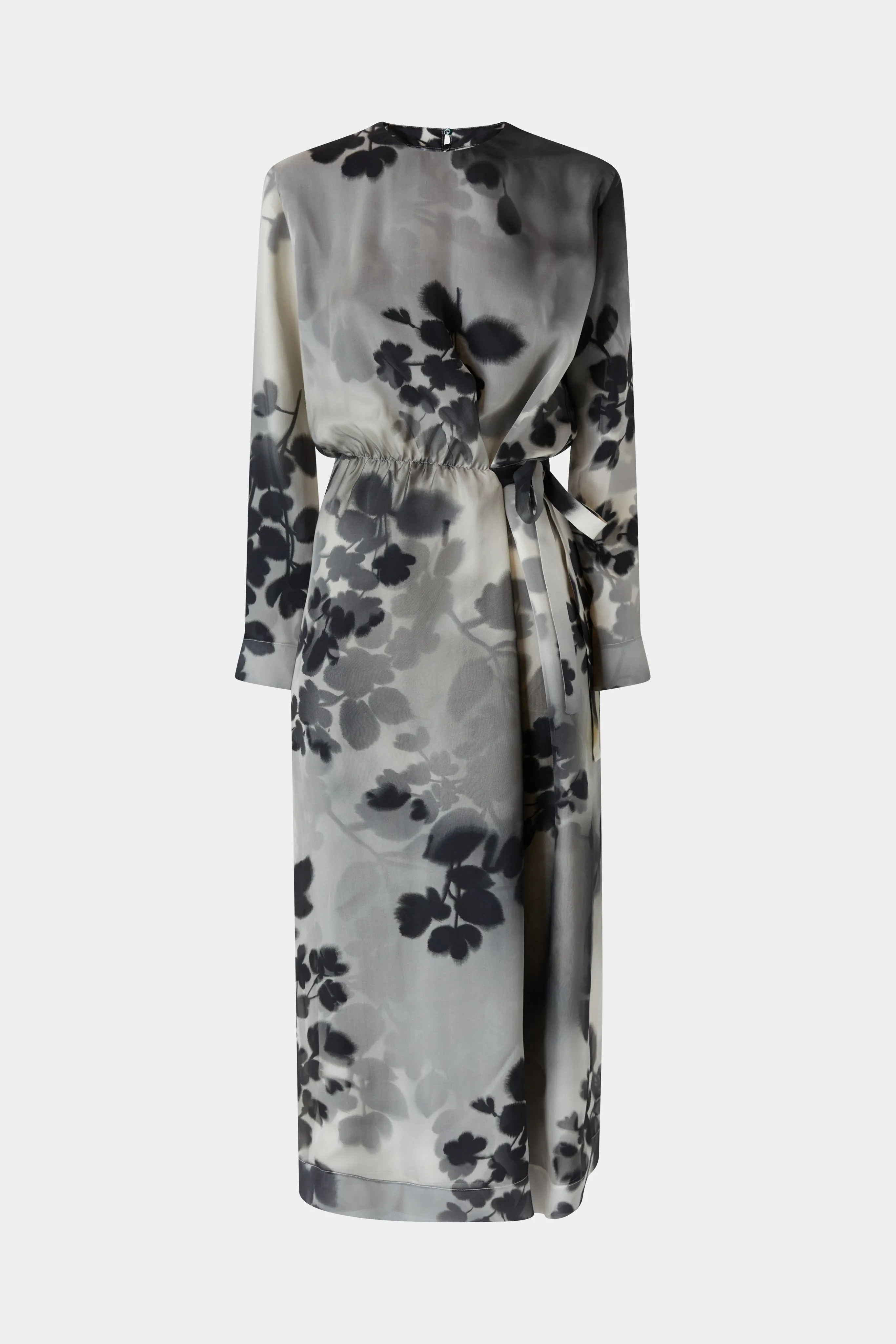Silk Midi Dress with Waist Tie sold by Antonio Marras