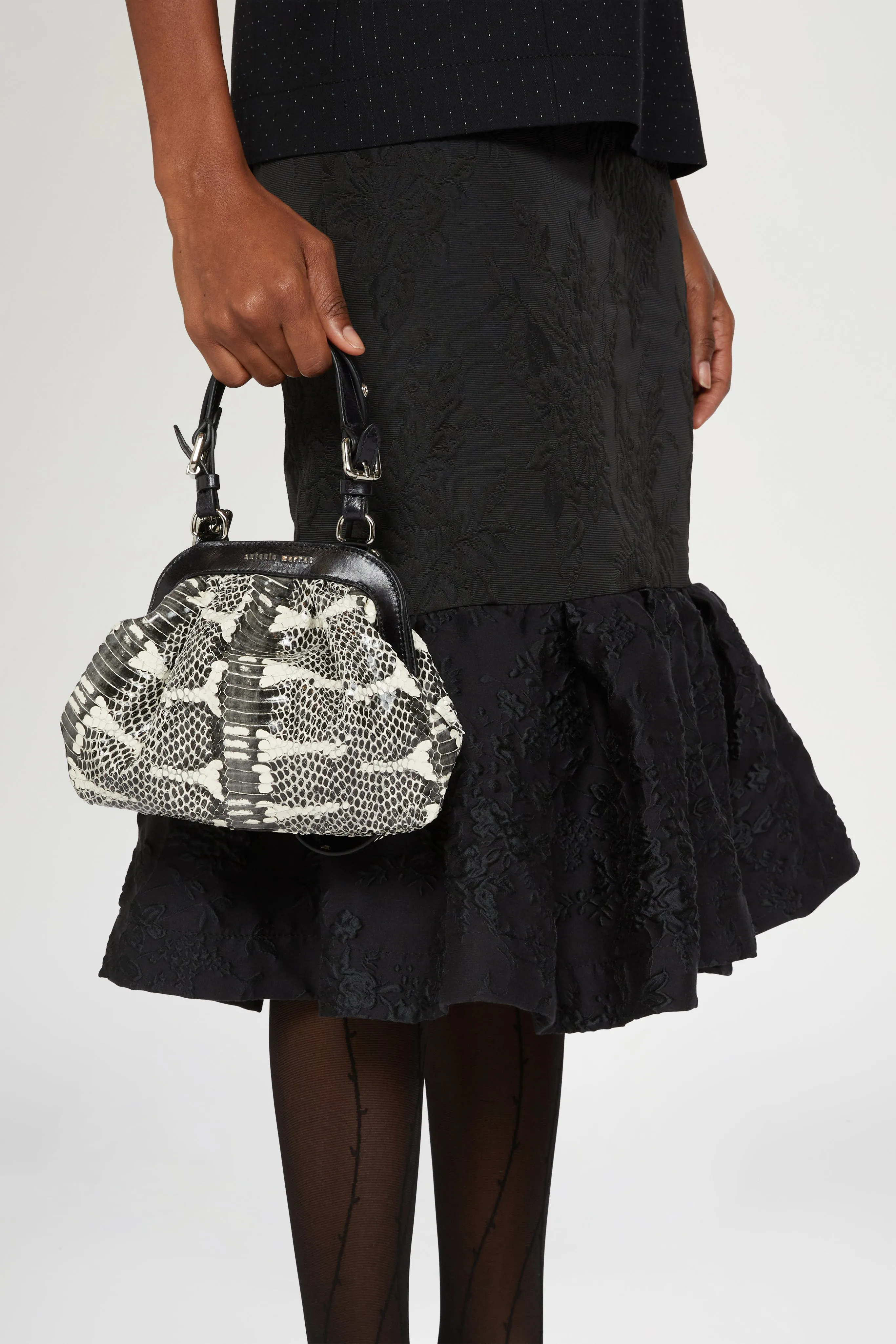 Black & White Rosalia Bag sold by Antonio Marras product image thumbnail 5