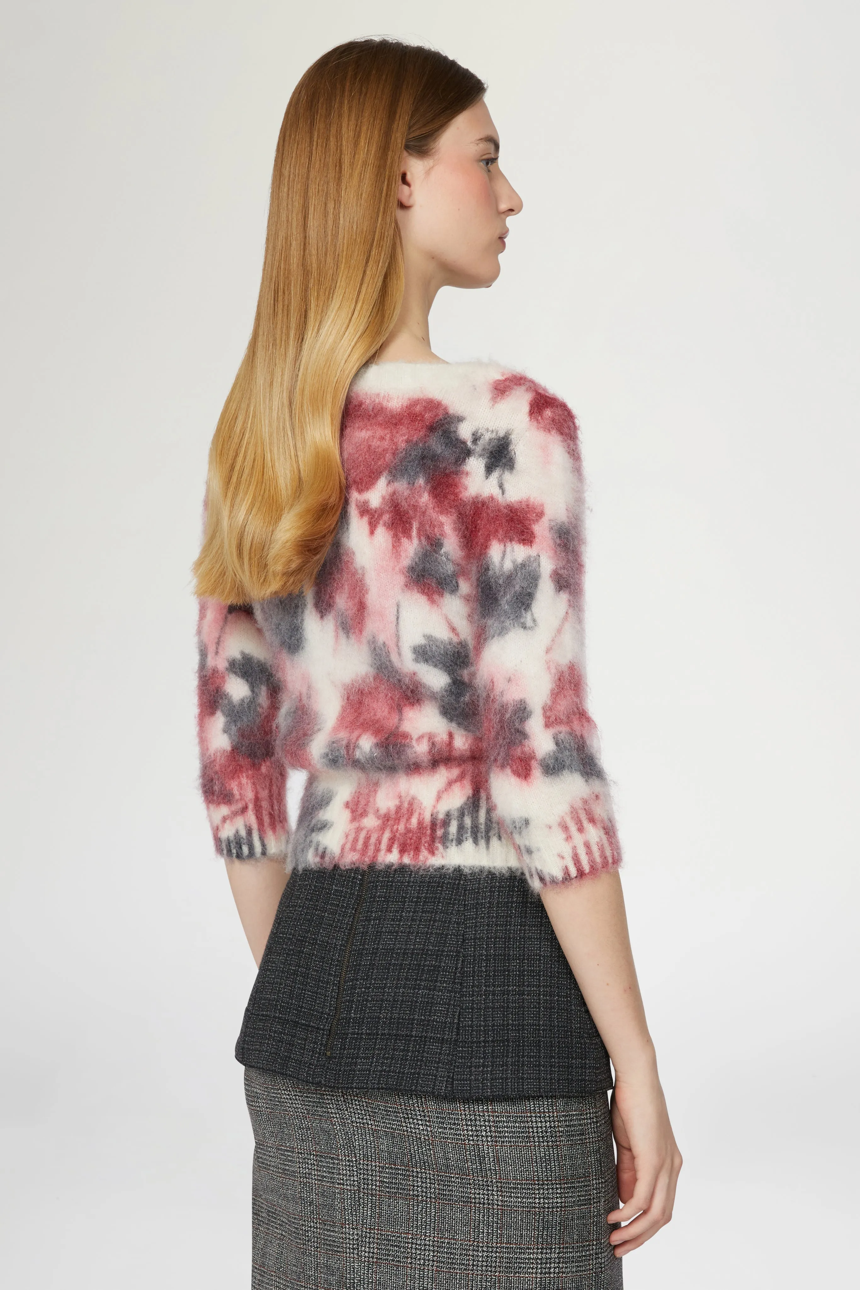 V-neck Ivory & Bordeaux Sweater sold by Antonio Marras product image thumbnail 3