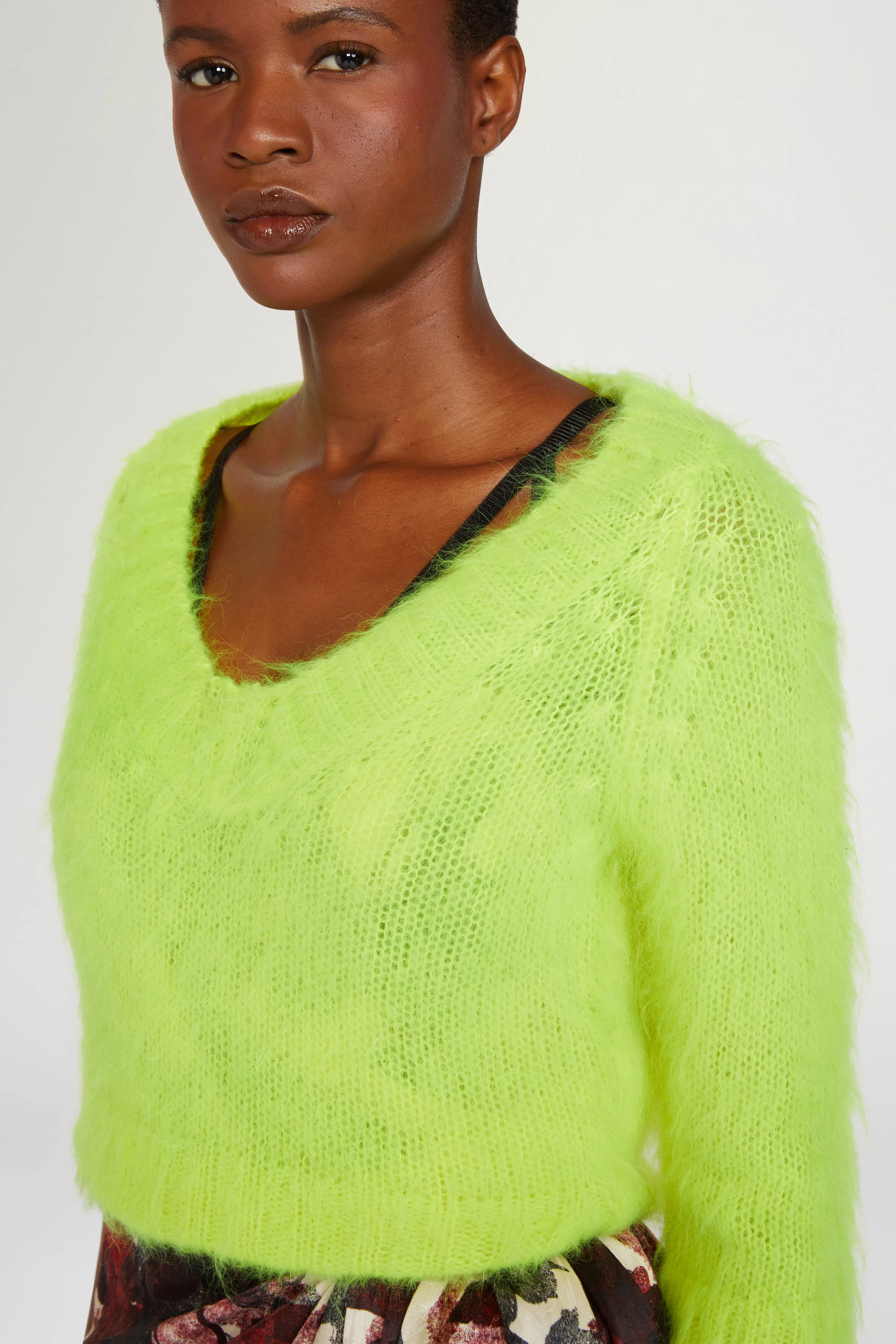 V-neck Yellow Sweater sold by Antonio Marras product image thumbnail 3