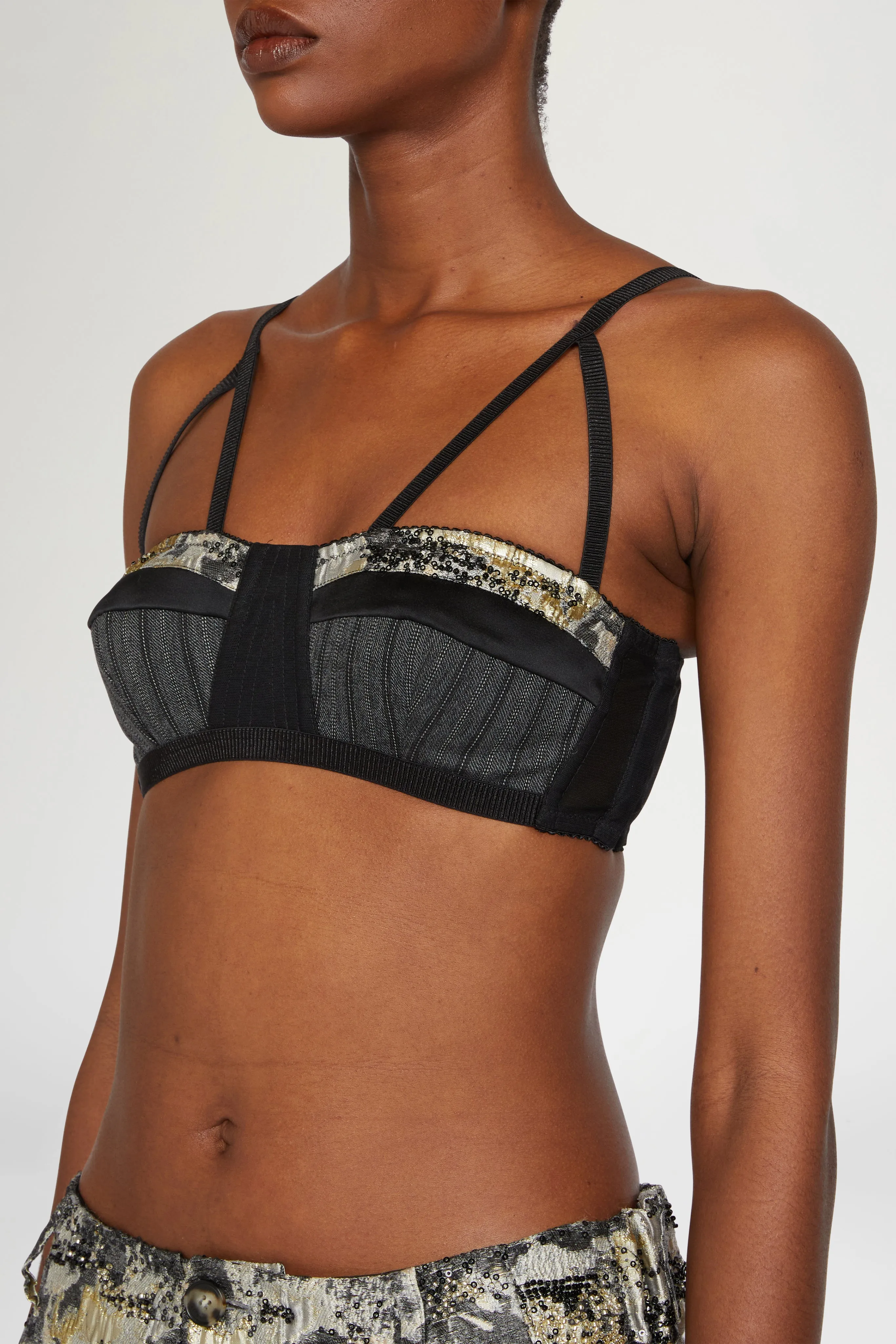 Jersey Bra with Beads sold by Antonio Marras product image thumbnail 4