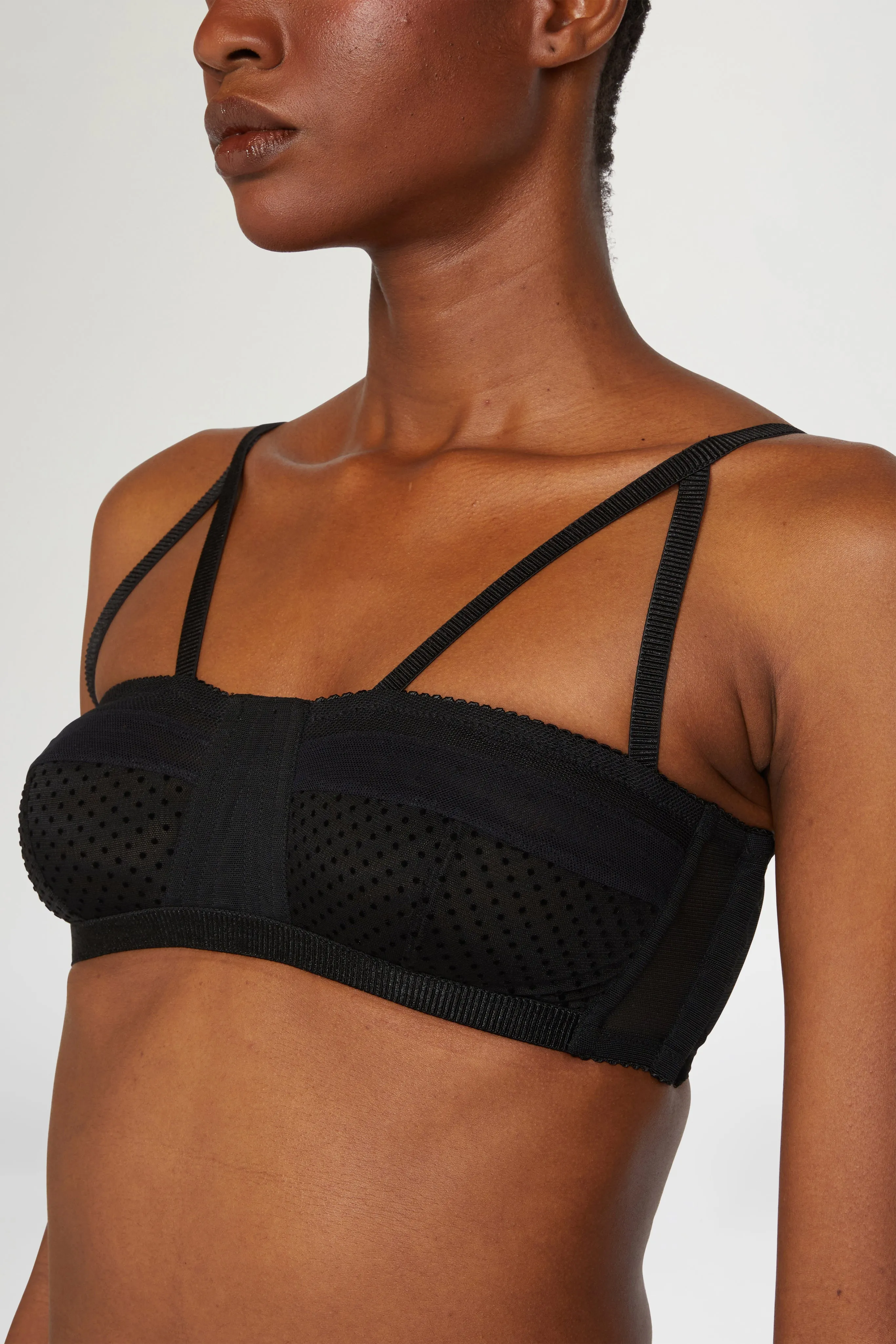 Black Jersey Bra sold by Antonio Marras product image thumbnail 4