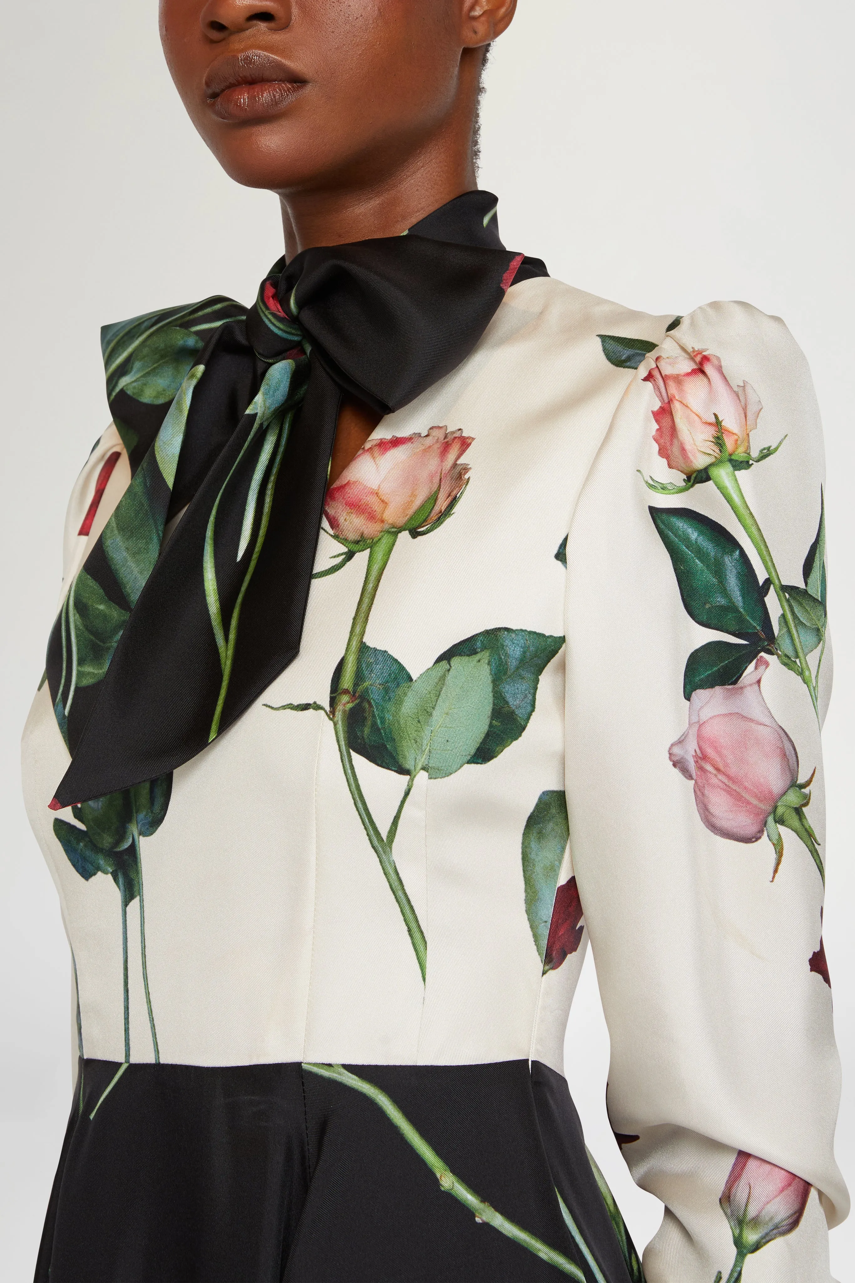 Midi Silk Dress with Foulard sold by Antonio Marras product image thumbnail 4
