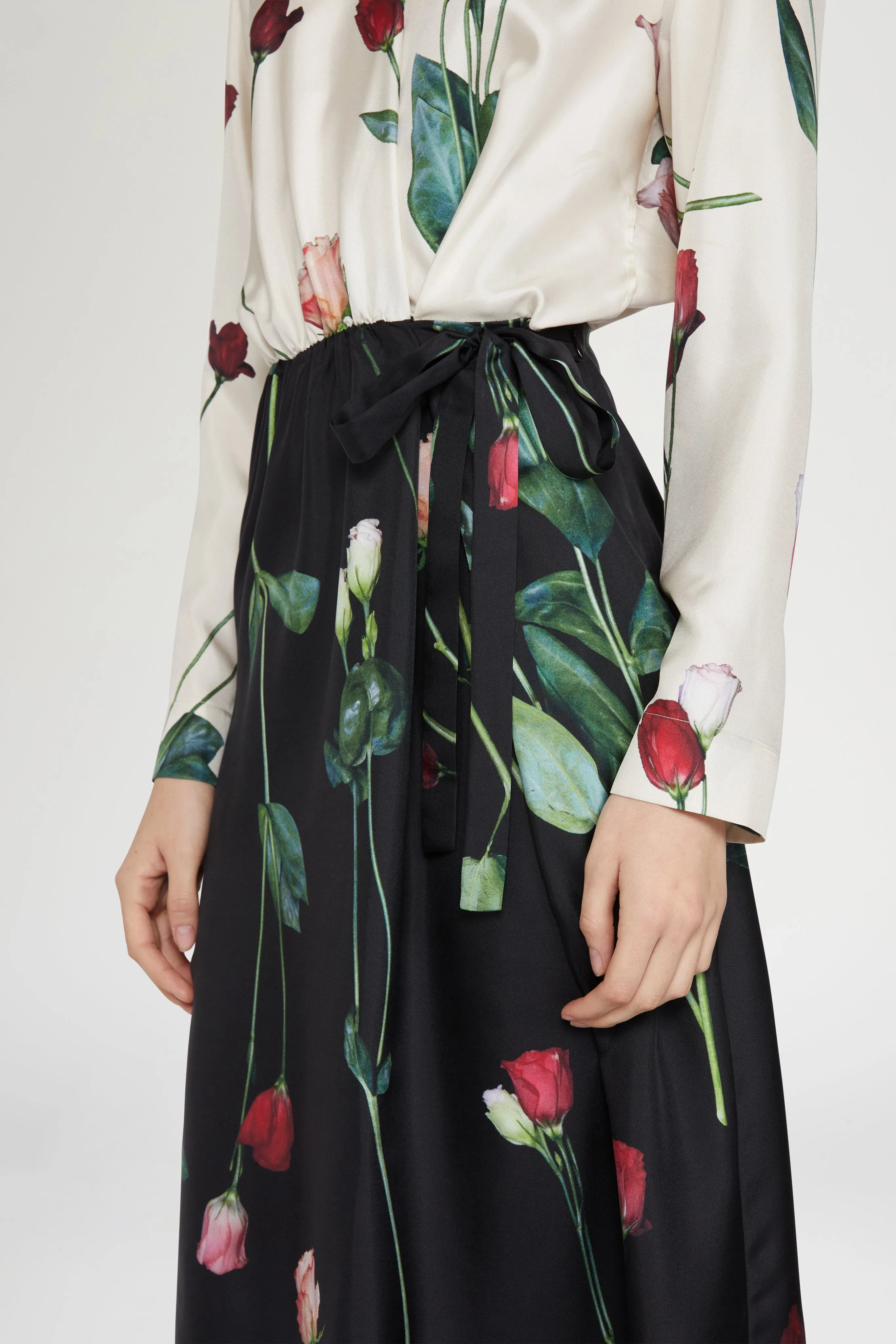Draped Midi Silk Dress sold by Antonio Marras product image thumbnail 4