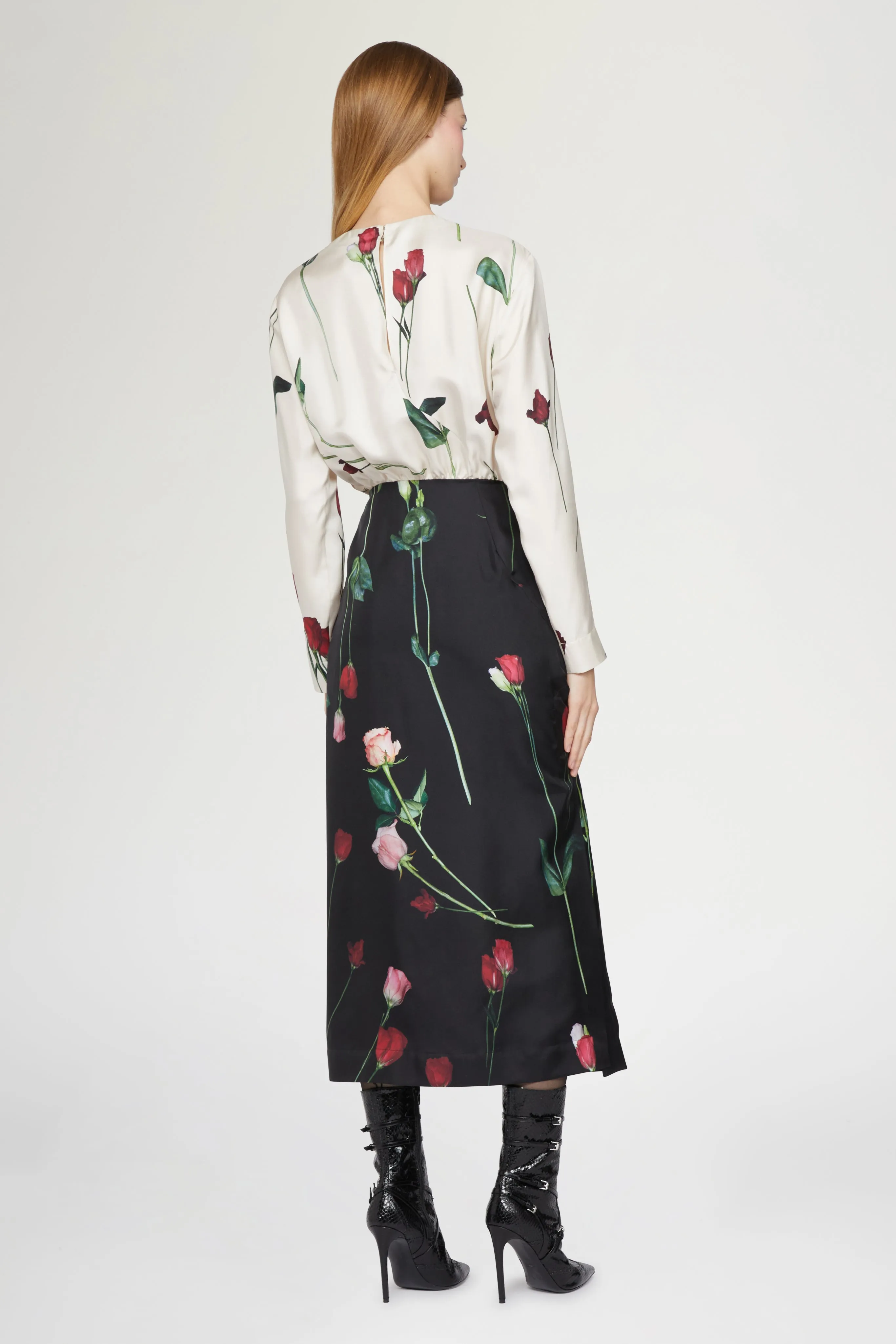 Draped Midi Silk Dress sold by Antonio Marras product image thumbnail 3