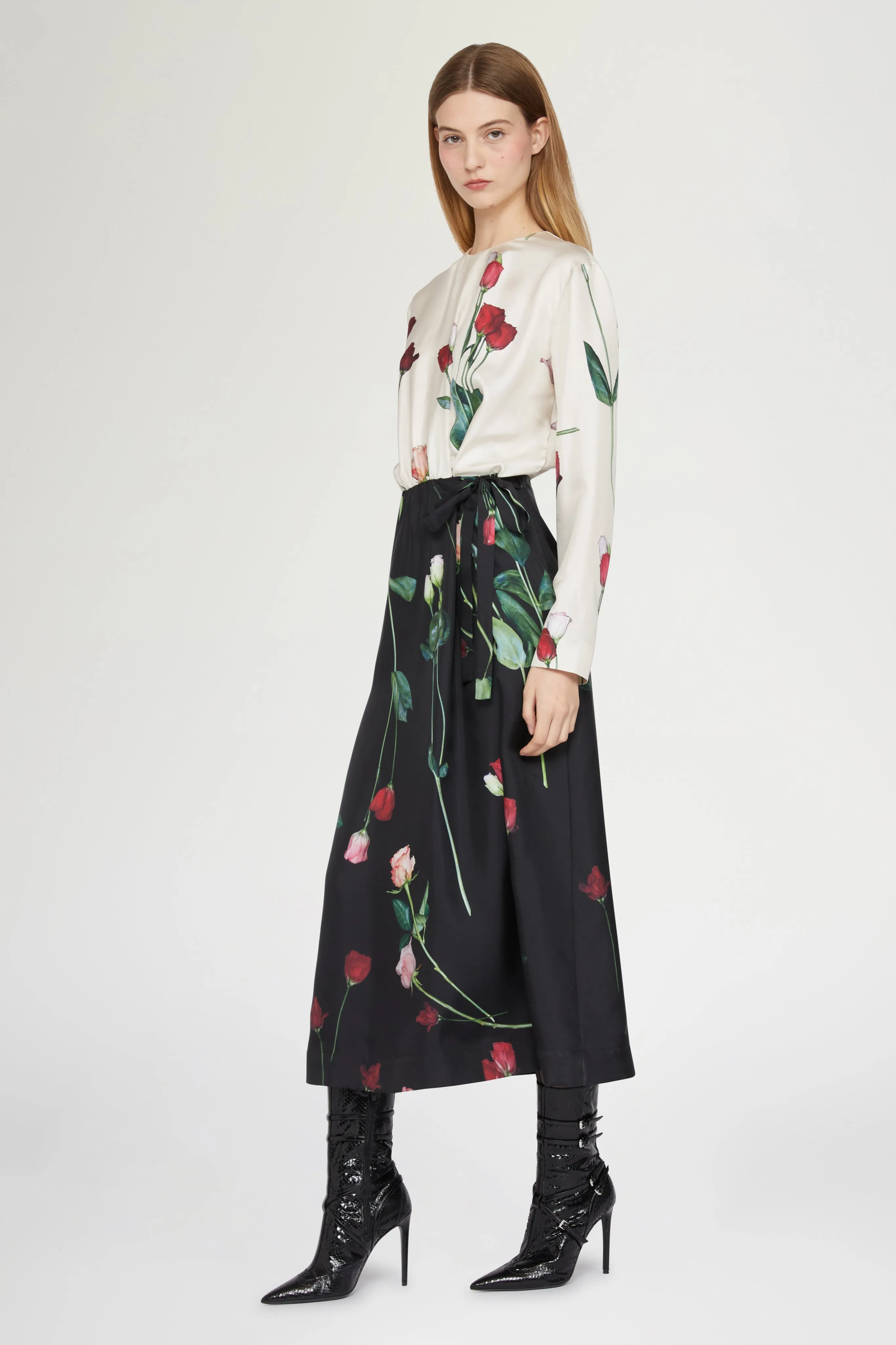 Draped Midi Silk Dress sold by Antonio Marras product image thumbnail 2