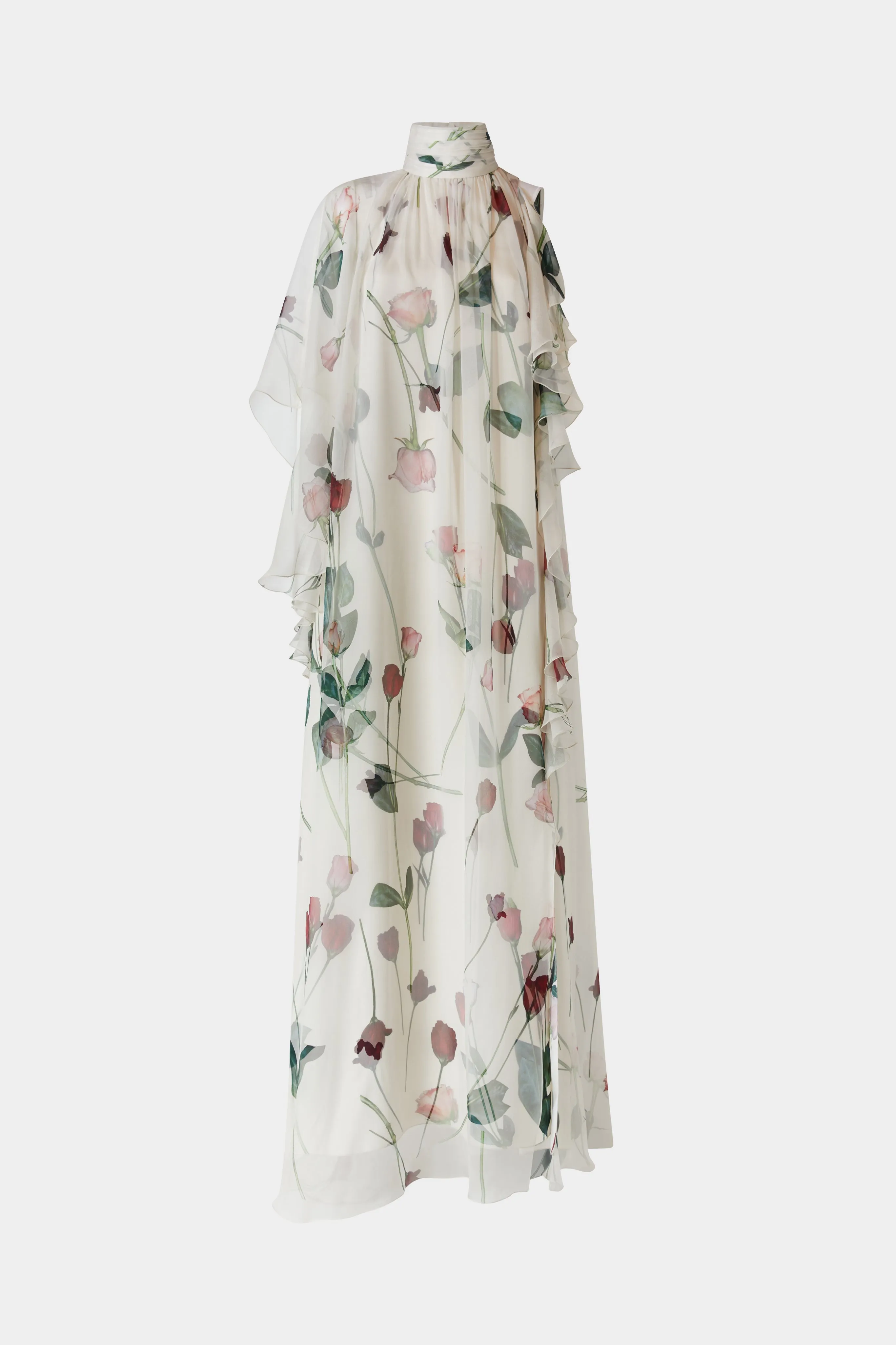 Long Silk Dress with Ruffles sold by Antonio Marras
