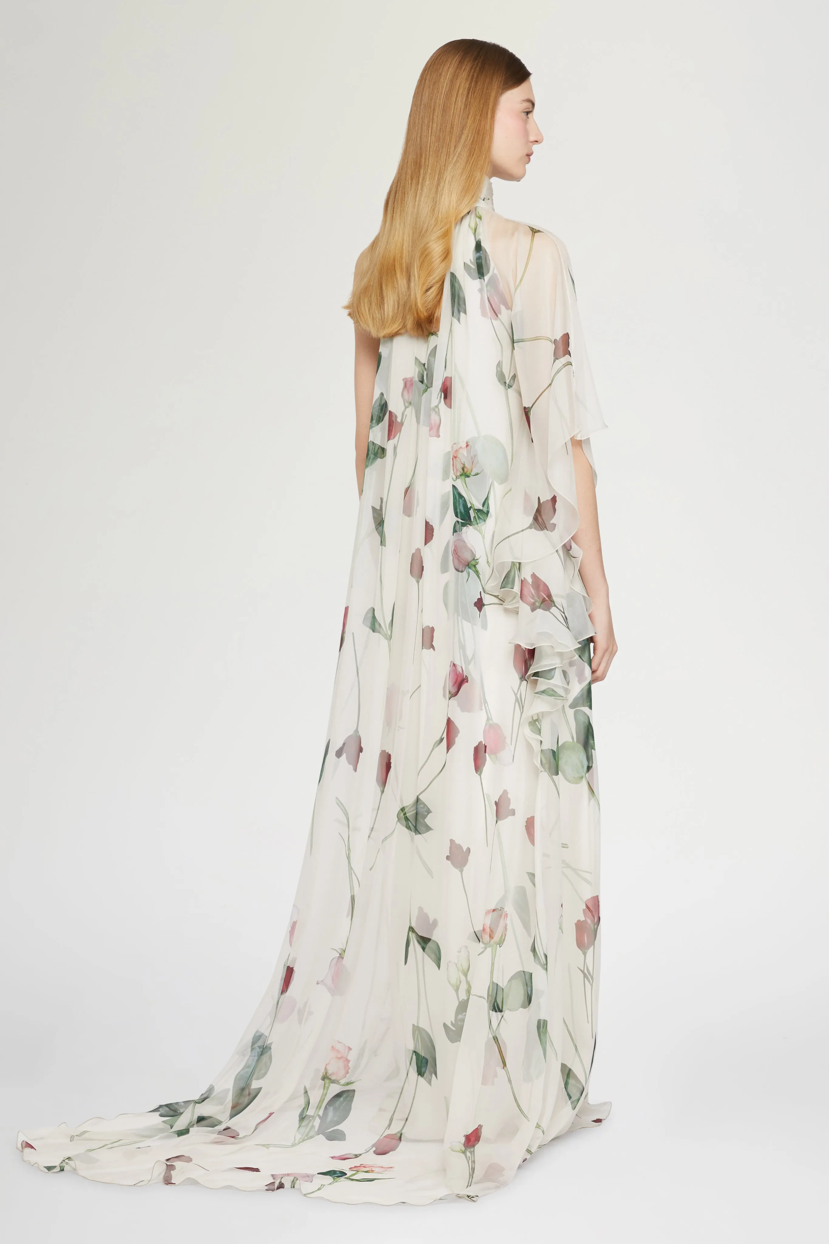 Long Silk Dress with Ruffles sold by Antonio Marras product image thumbnail 3