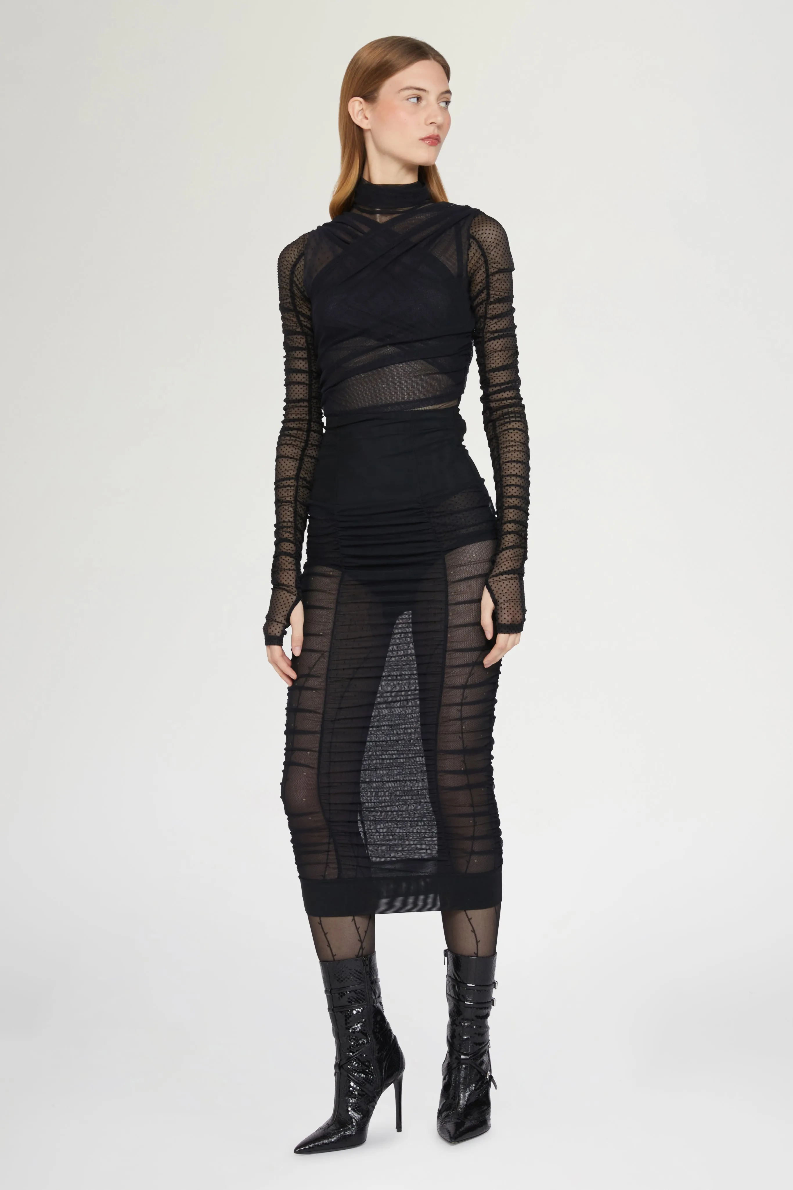 Long-Sleeved Top with High Neck sold by Antonio Marras product image thumbnail 2