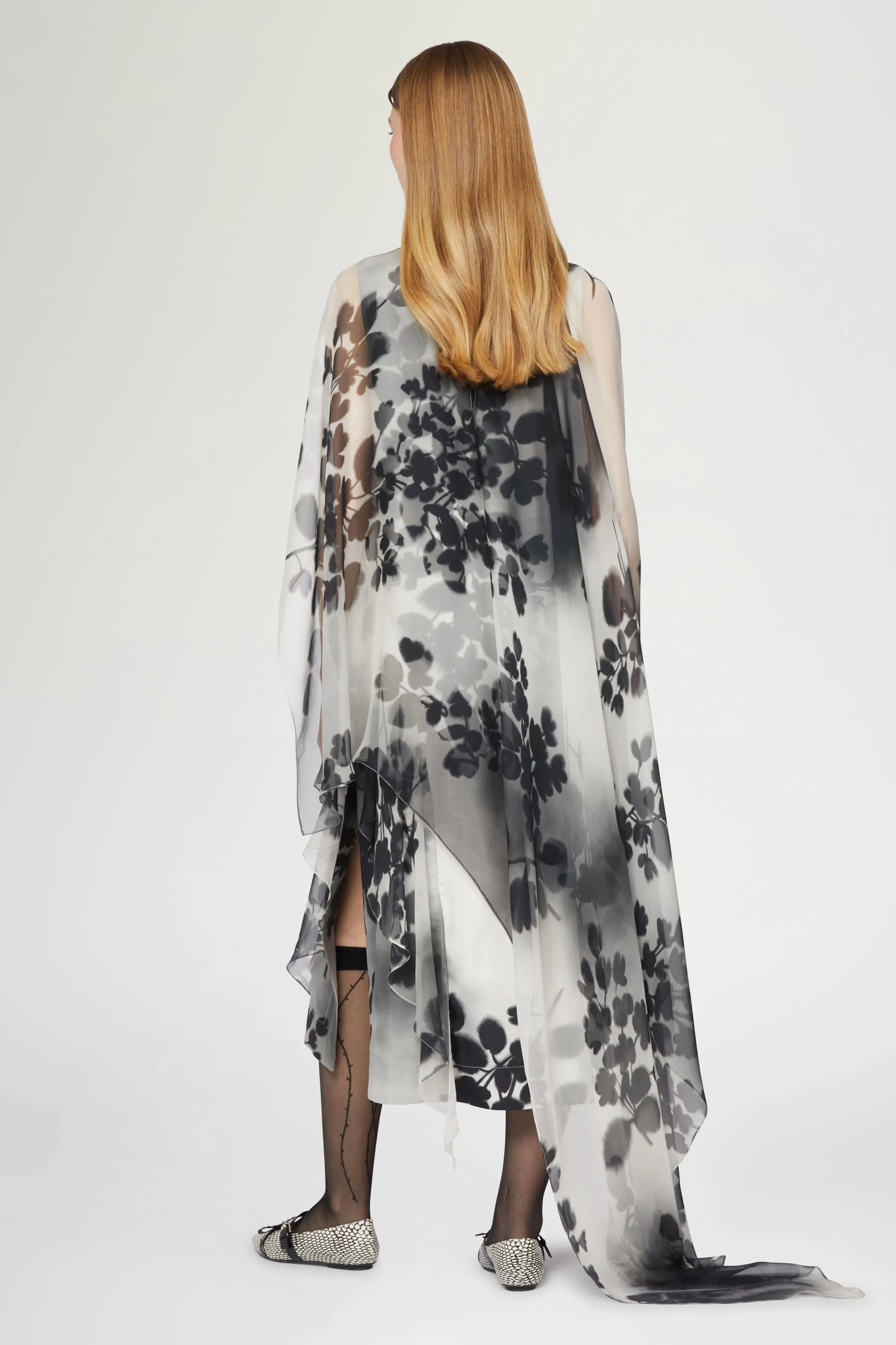 Asymmetric Silk Midi Dress sold by Antonio Marras product image thumbnail 3
