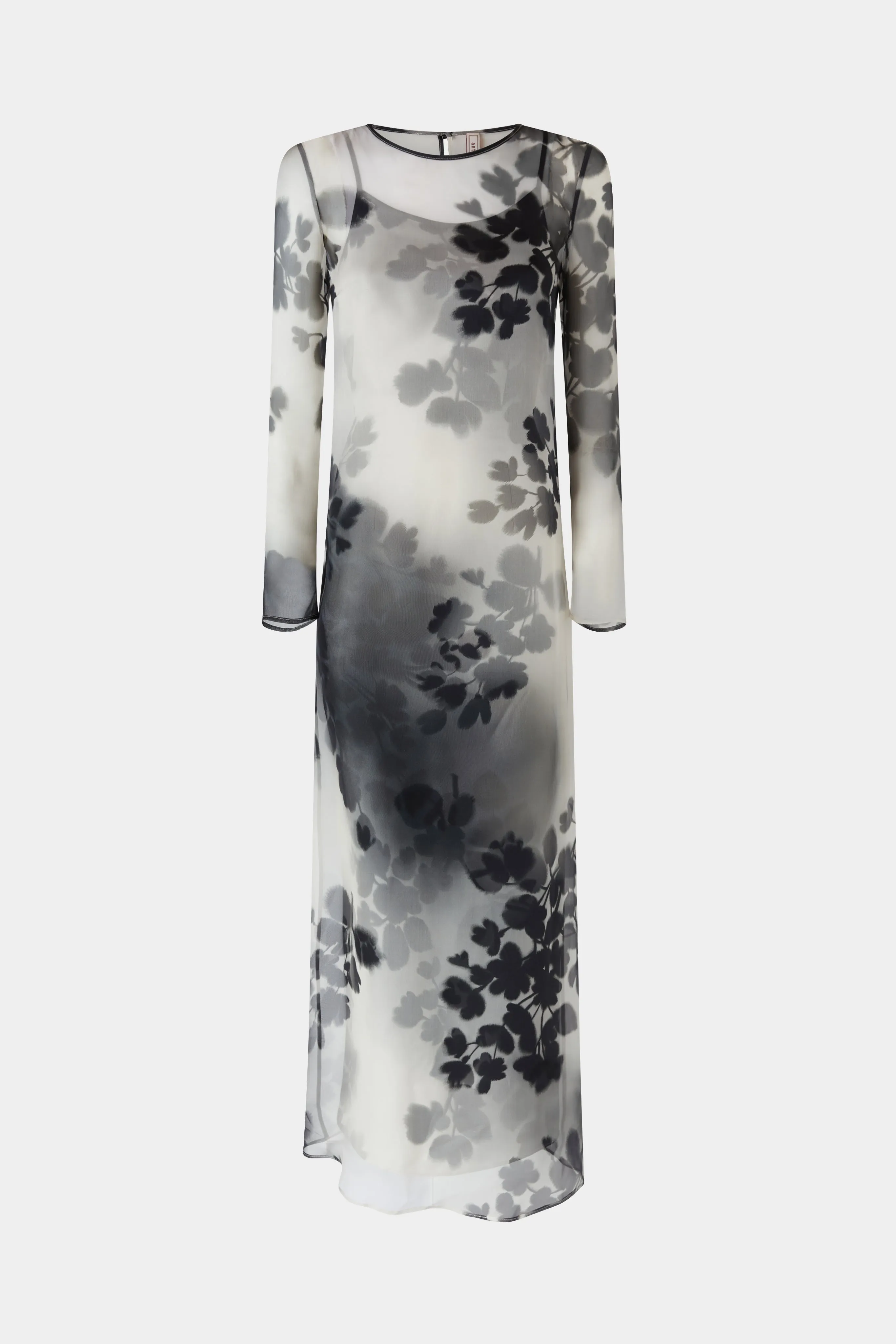 Black & White Long Silk Dress sold by Antonio Marras