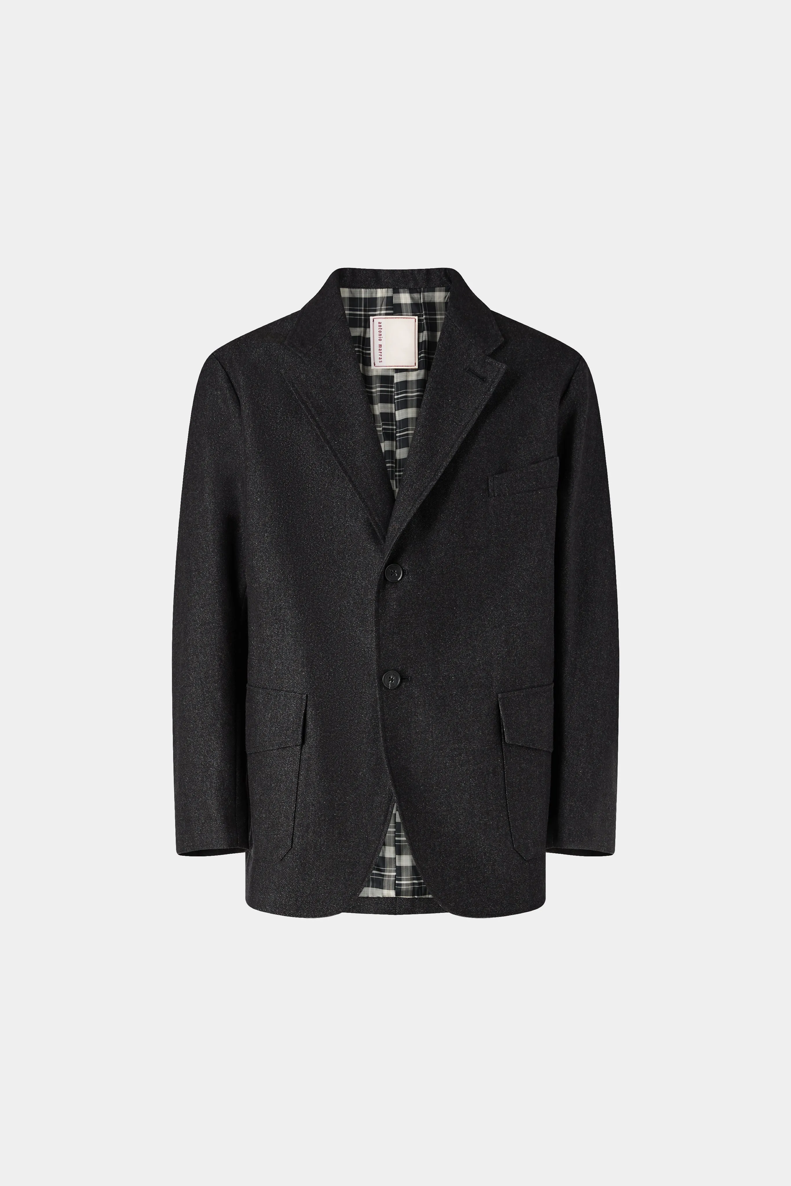Black Single-Breasted Blazer sold by Antonio Marras