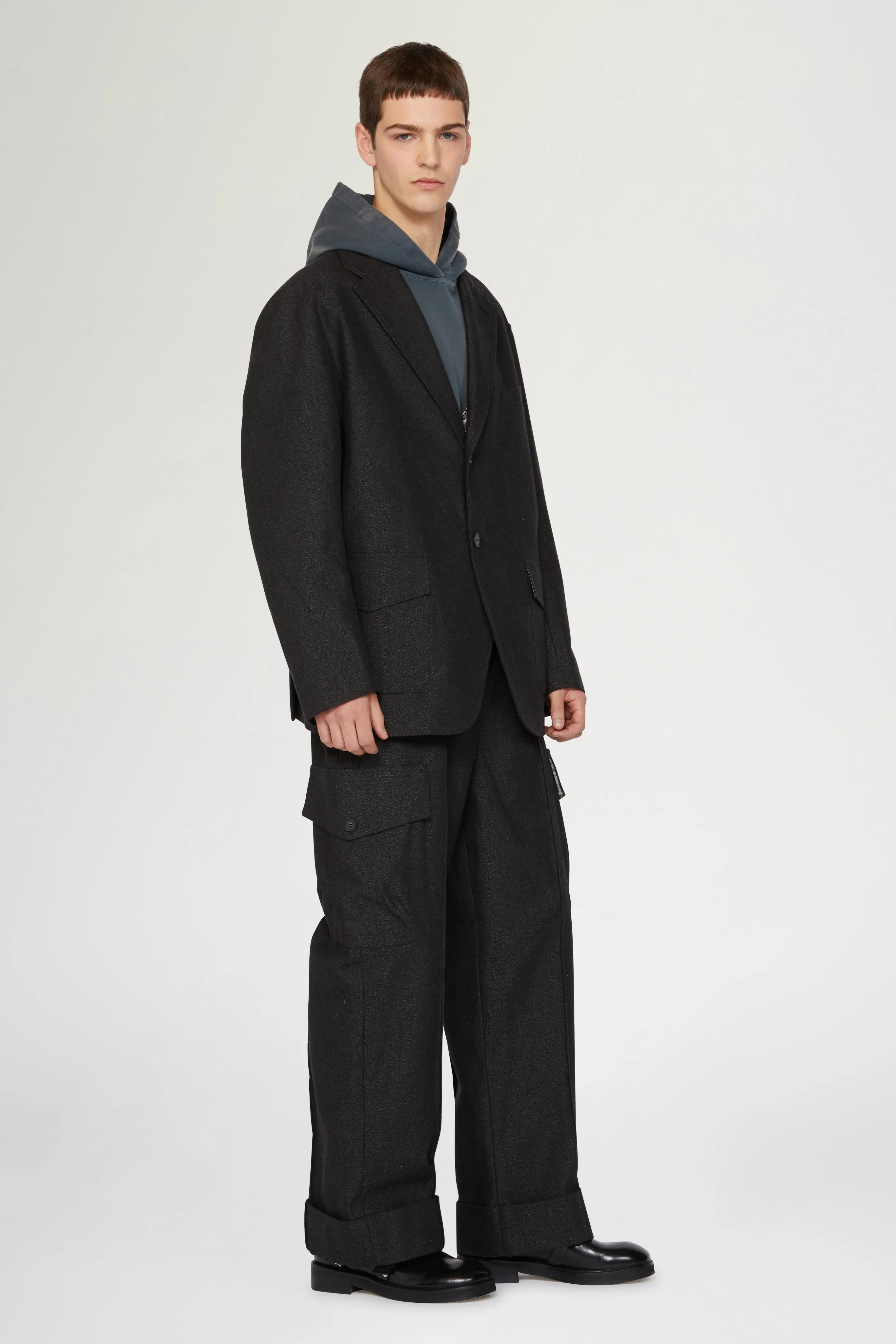 Black Single-Breasted Blazer sold by Antonio Marras product image thumbnail 2