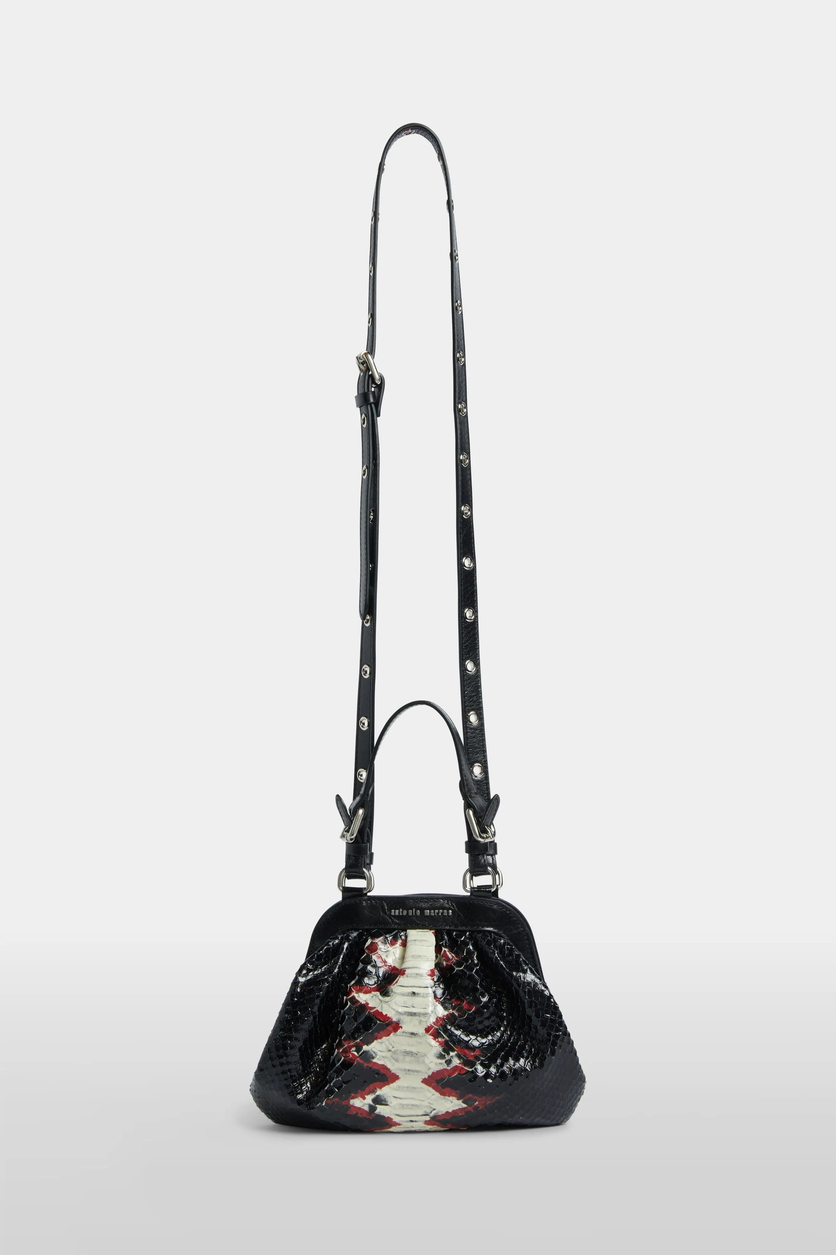 Black & Bordeaux Rosalia Bag sold by Antonio Marras